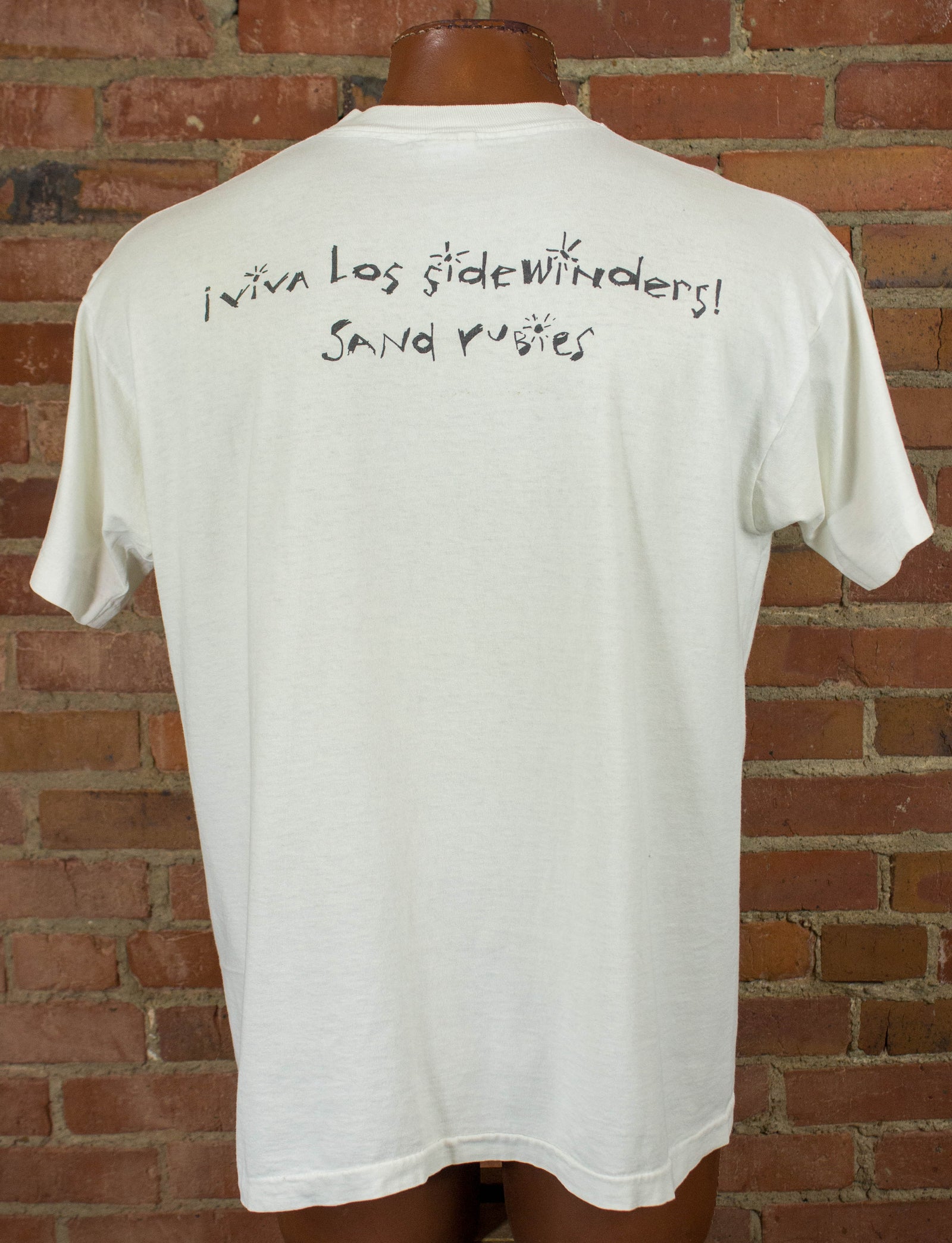 Sand Rubies 1993 Viva Los Sidewinders White Concert T Shirt Unisex XL