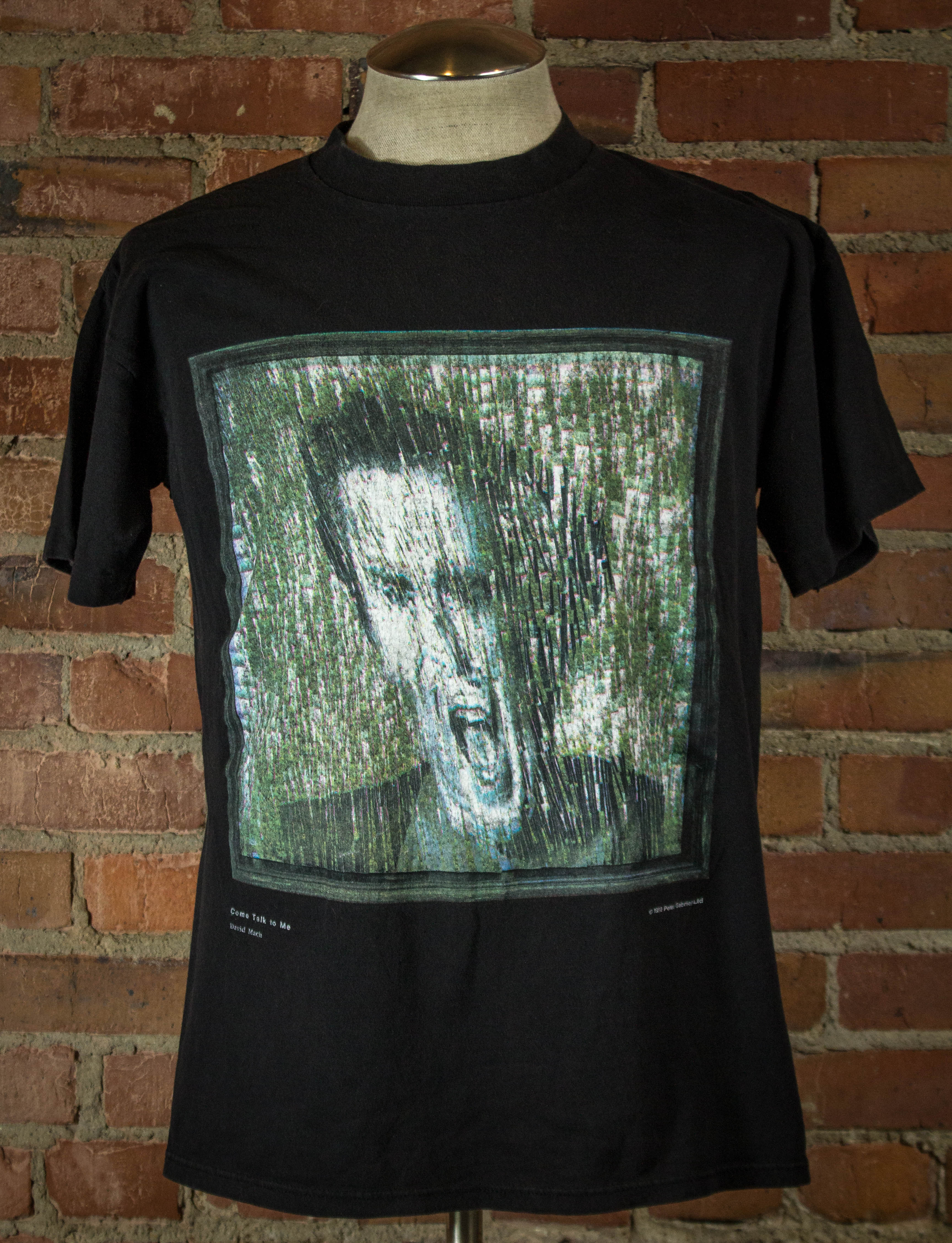 Vintage 1992 Peter Gabriel Secret World US Tour Black Concert T Shirt –  Black Shag Vintage