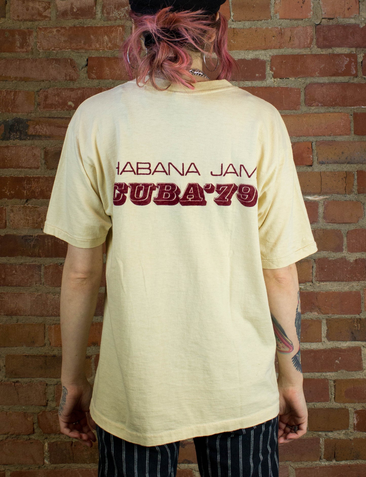 Vintage Showco Concert T Shirt Havana Jam Cuba 1979 Unisex Small