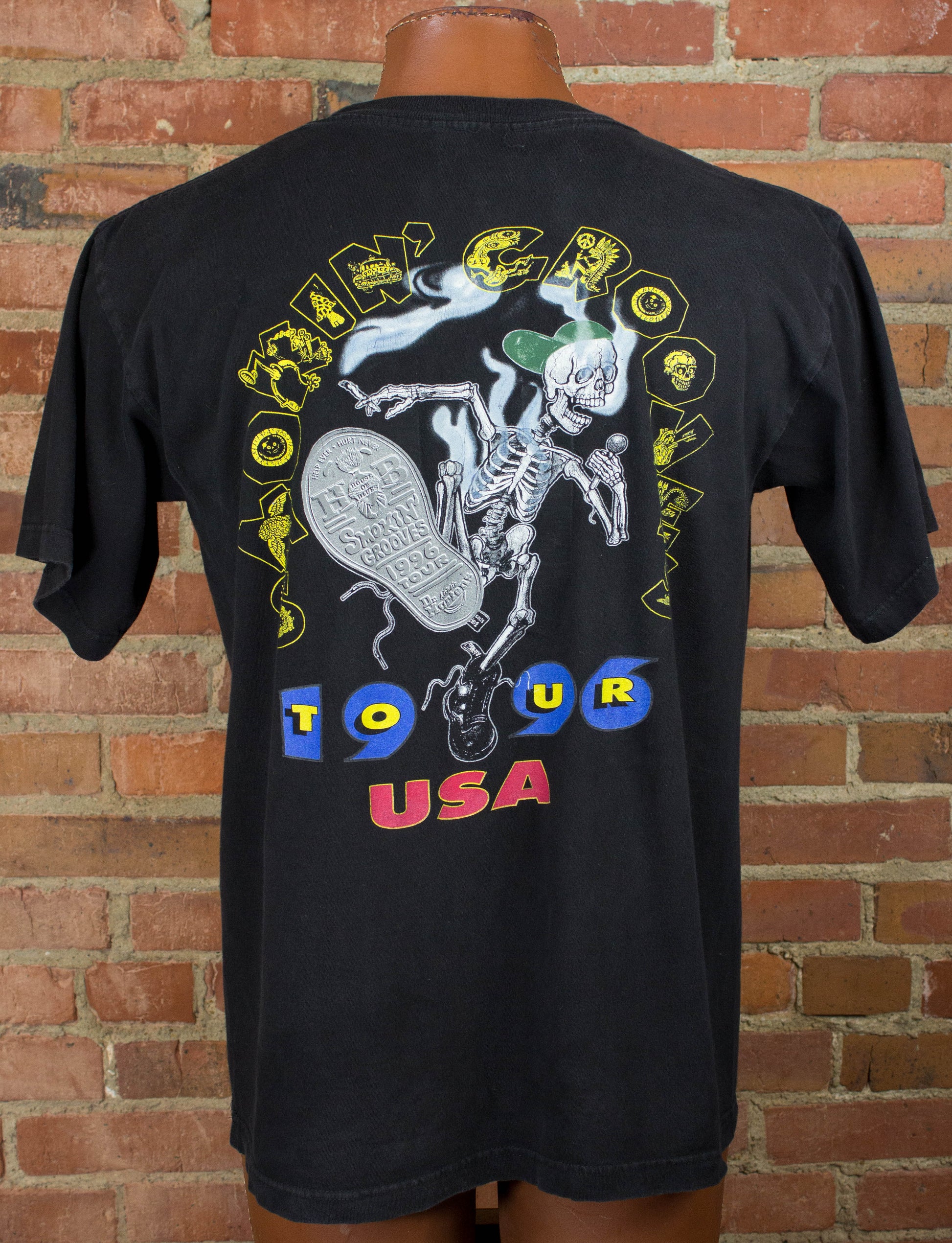Smokin Grooves 1996 Tour USA Rap Concert T Shirt