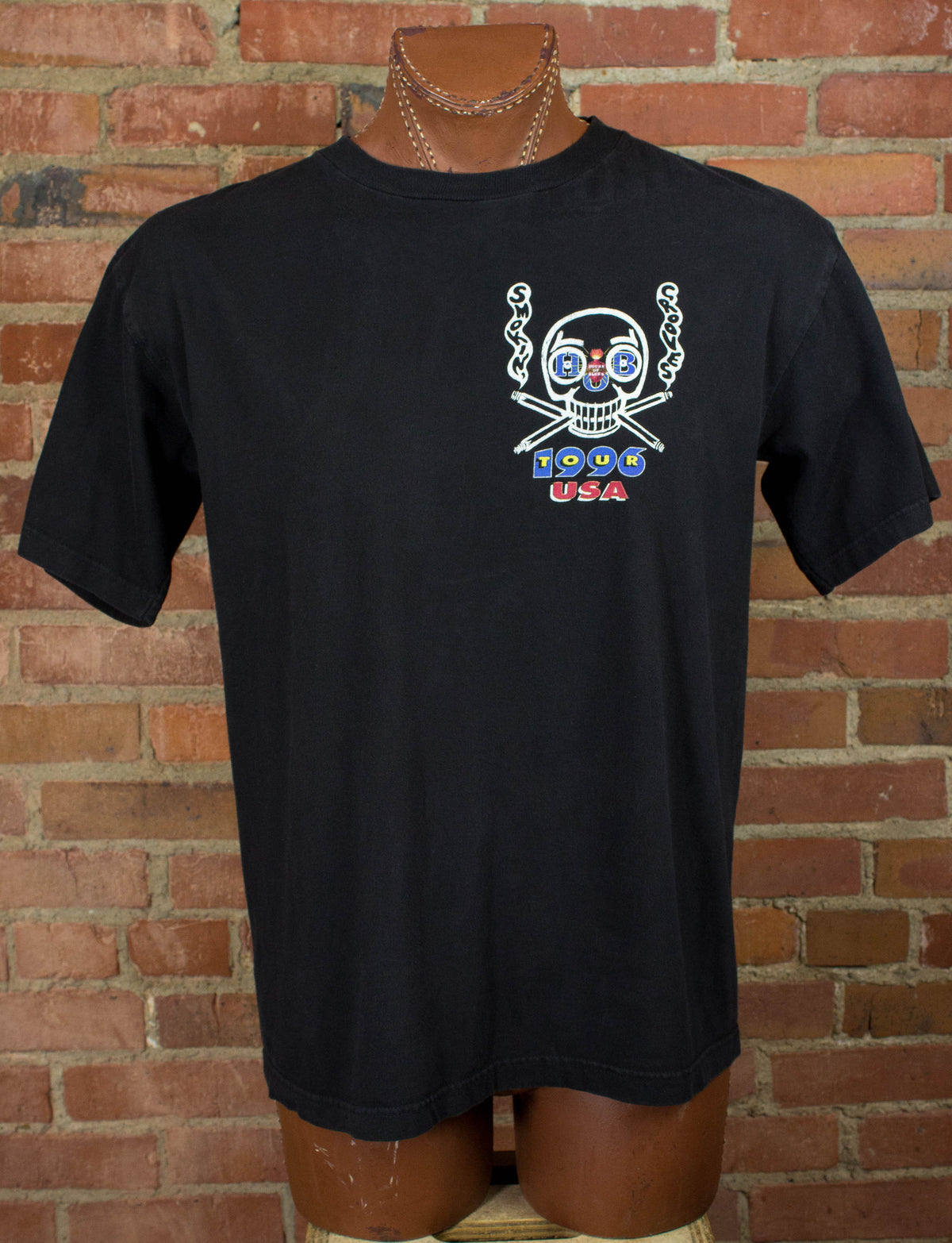 T-shirt Black Flag Groupe Punk Vintage - Taille M Orange, Occasion Très Bon état, Tour '85 SST