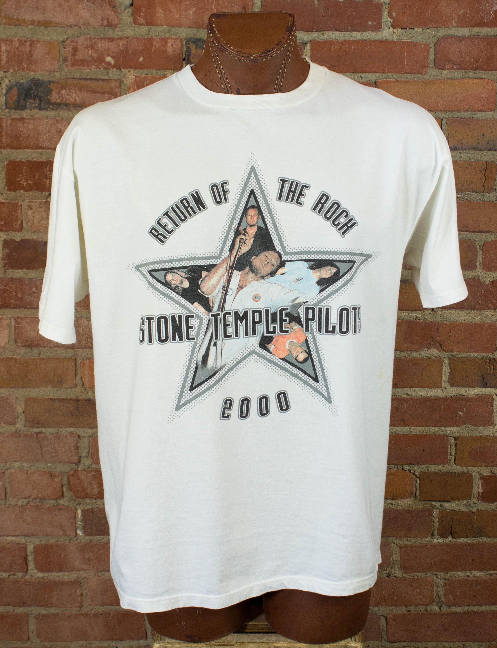 Stone Temple Pilots 2000 Return of the Rock Tour White Concert T Shirt Unisex XL