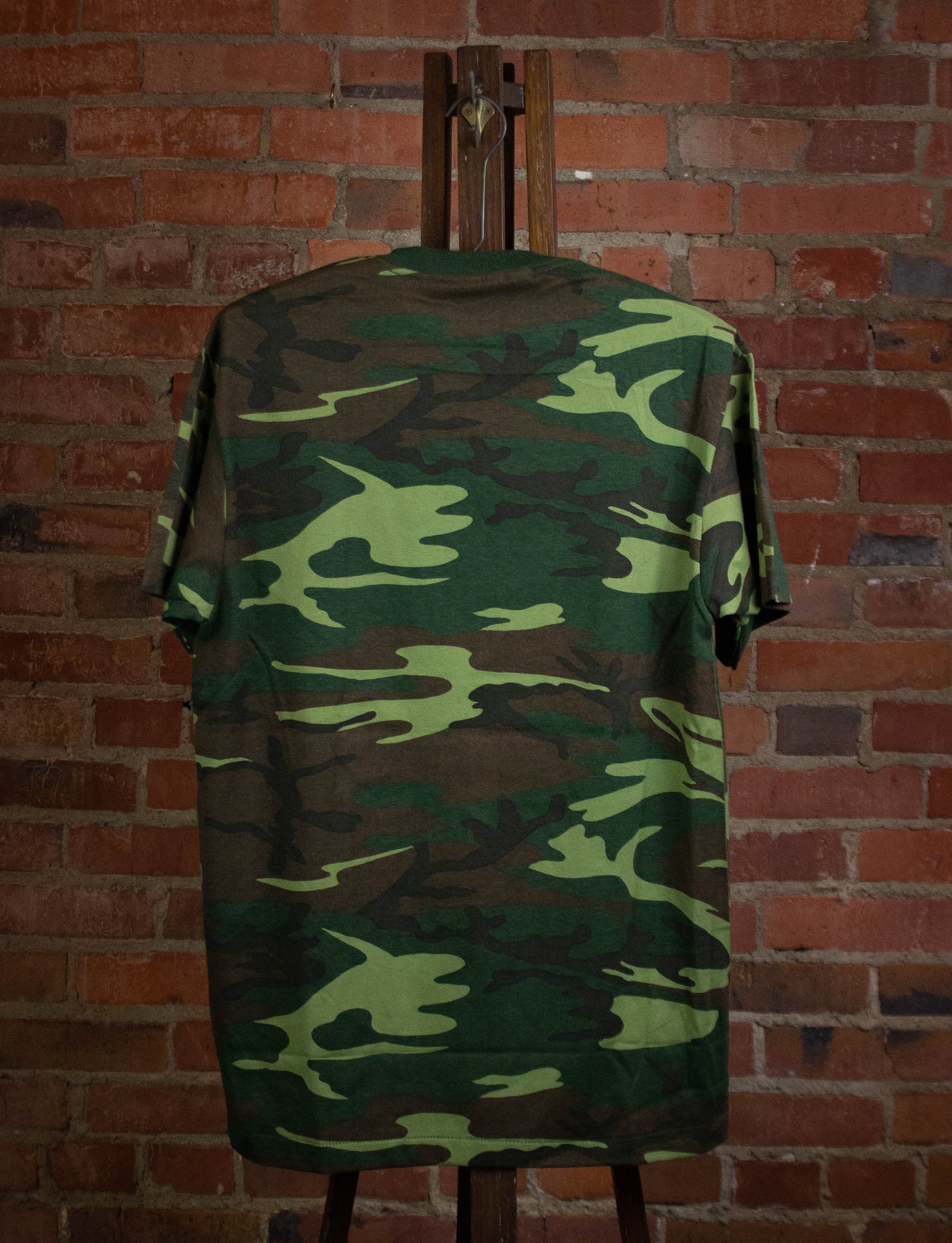Stop Fucking The Planet T Shirt Camo Large