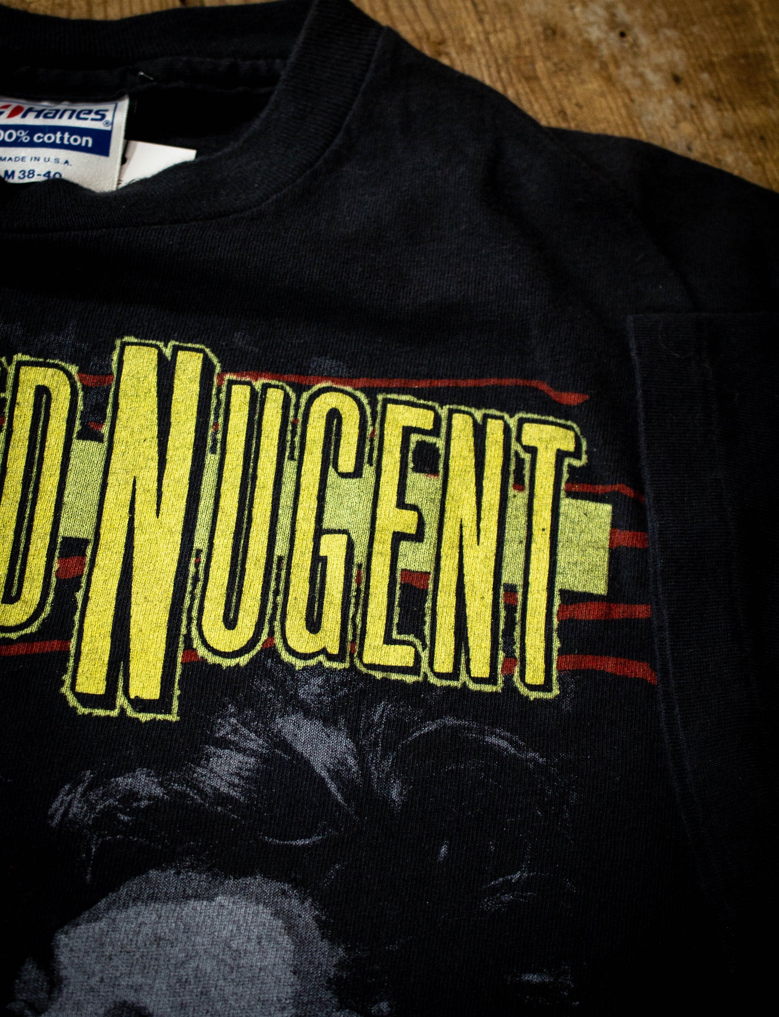 Vintage 1986 Ted Nugent Little Miss Dangerous Tour Concert T Shirt S/M