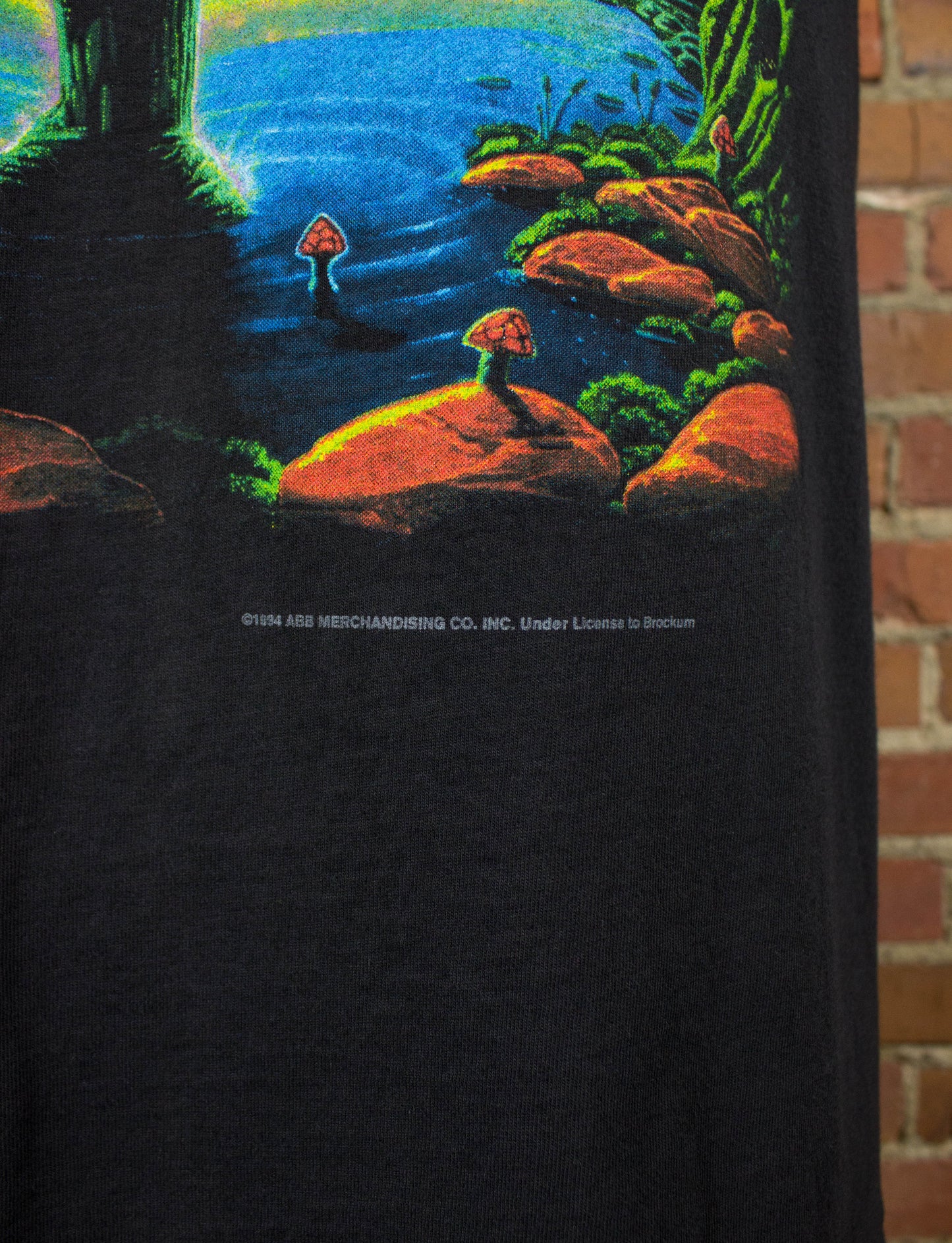 The Allman Brothers Band 1994 Where It All Begins Mushroom Black Concert T Shirt Unisex Medium
