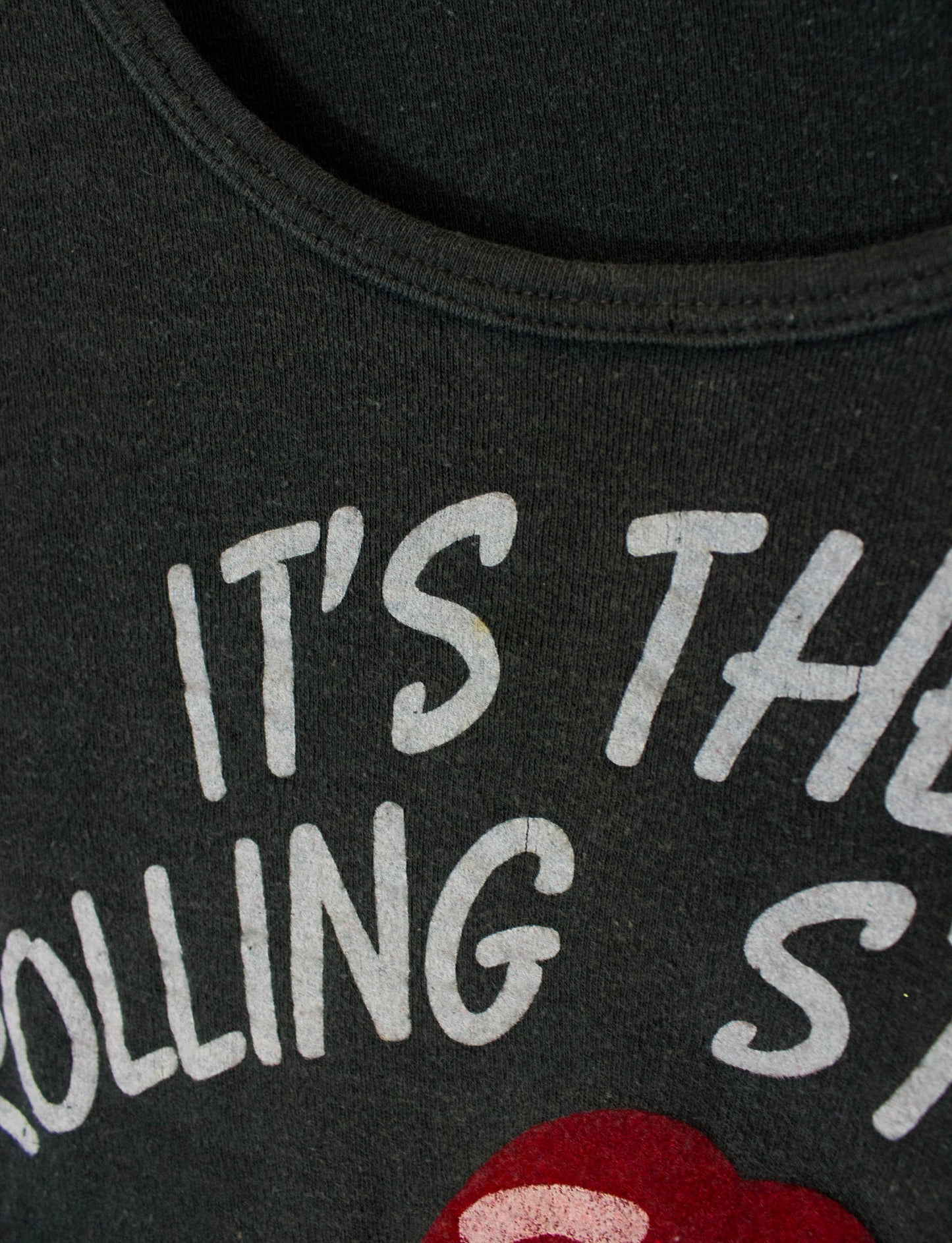 The Rolling Stones 1973 European Tour Women's Black Concert T Shirt Size Small