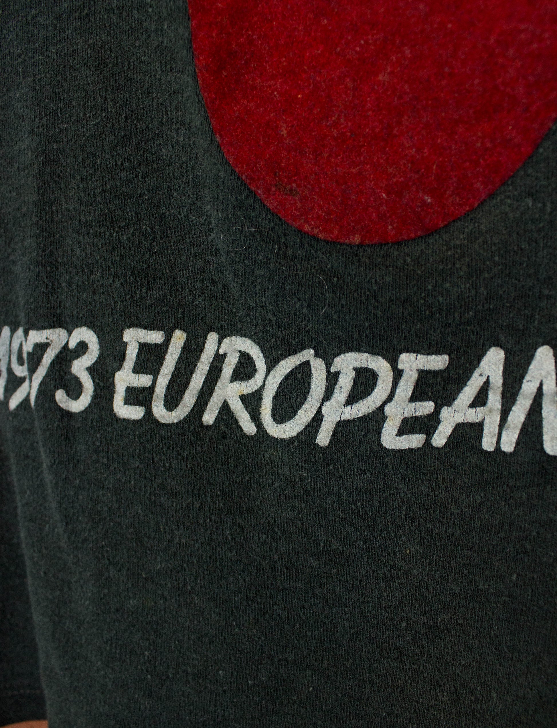 The Rolling Stones 1973 European Tour Women's Black Concert T Shirt Size Small