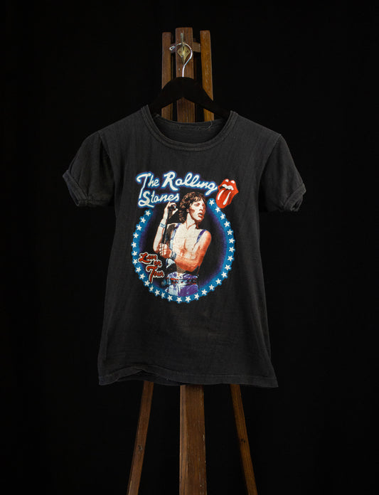 Vintage Rolling Stones 70s Live On Tour Concert T Shirt S