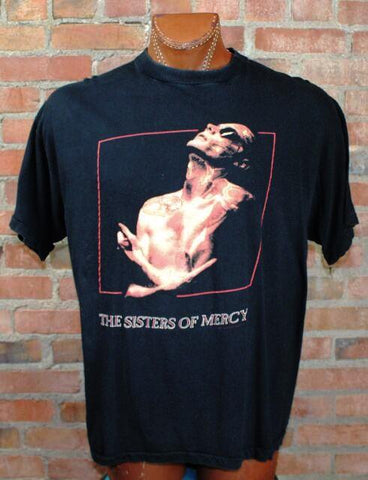 stribe Elendighed Aktiv Vintage 1993 Sisters Of Mercy Concert T Shirt Overbombing Tour Unisex –  Black Shag Vintage