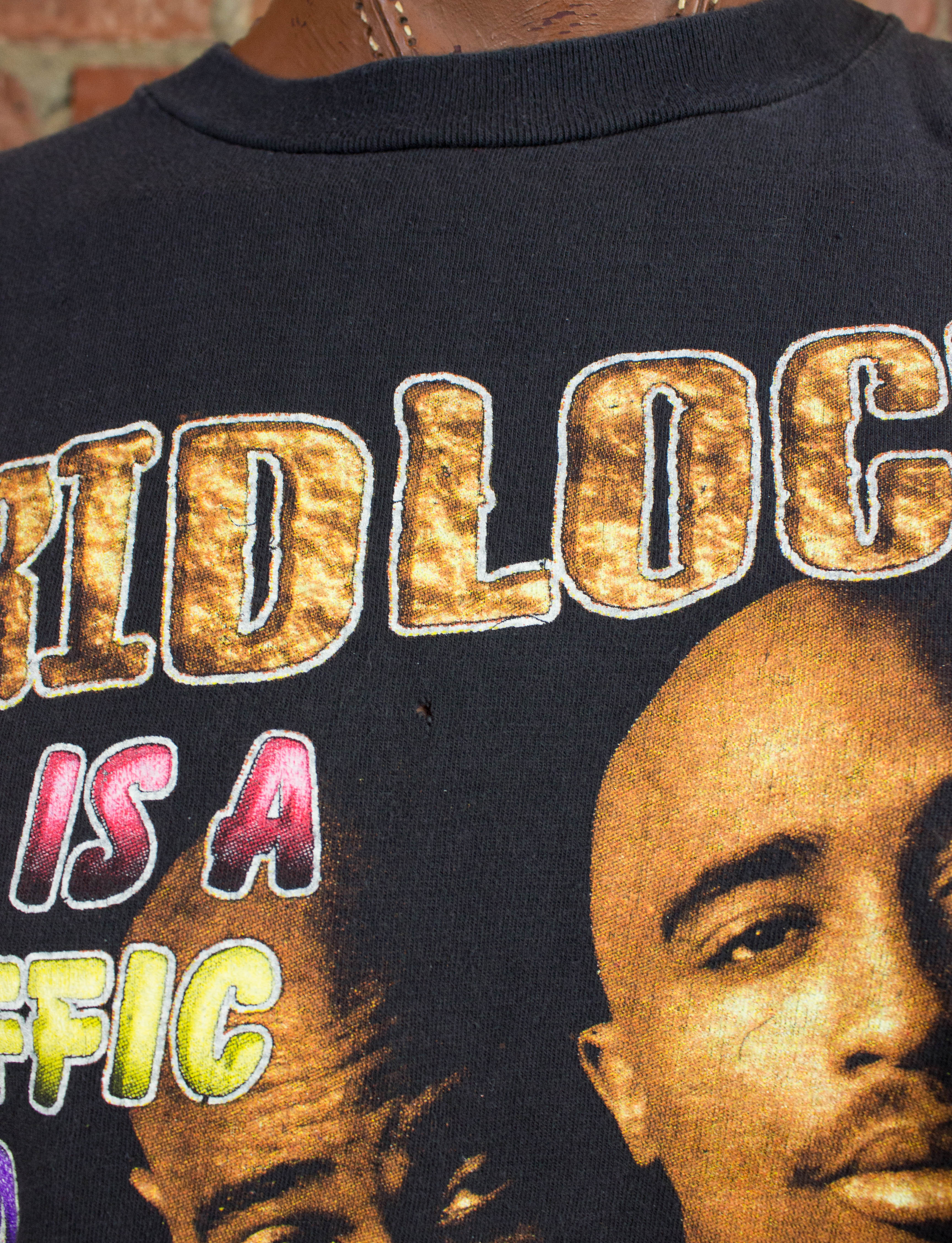 Tupac Shakur 90s Gridlock'd Life is a Traffic Jam Rap Tee Concert T Shirt XL