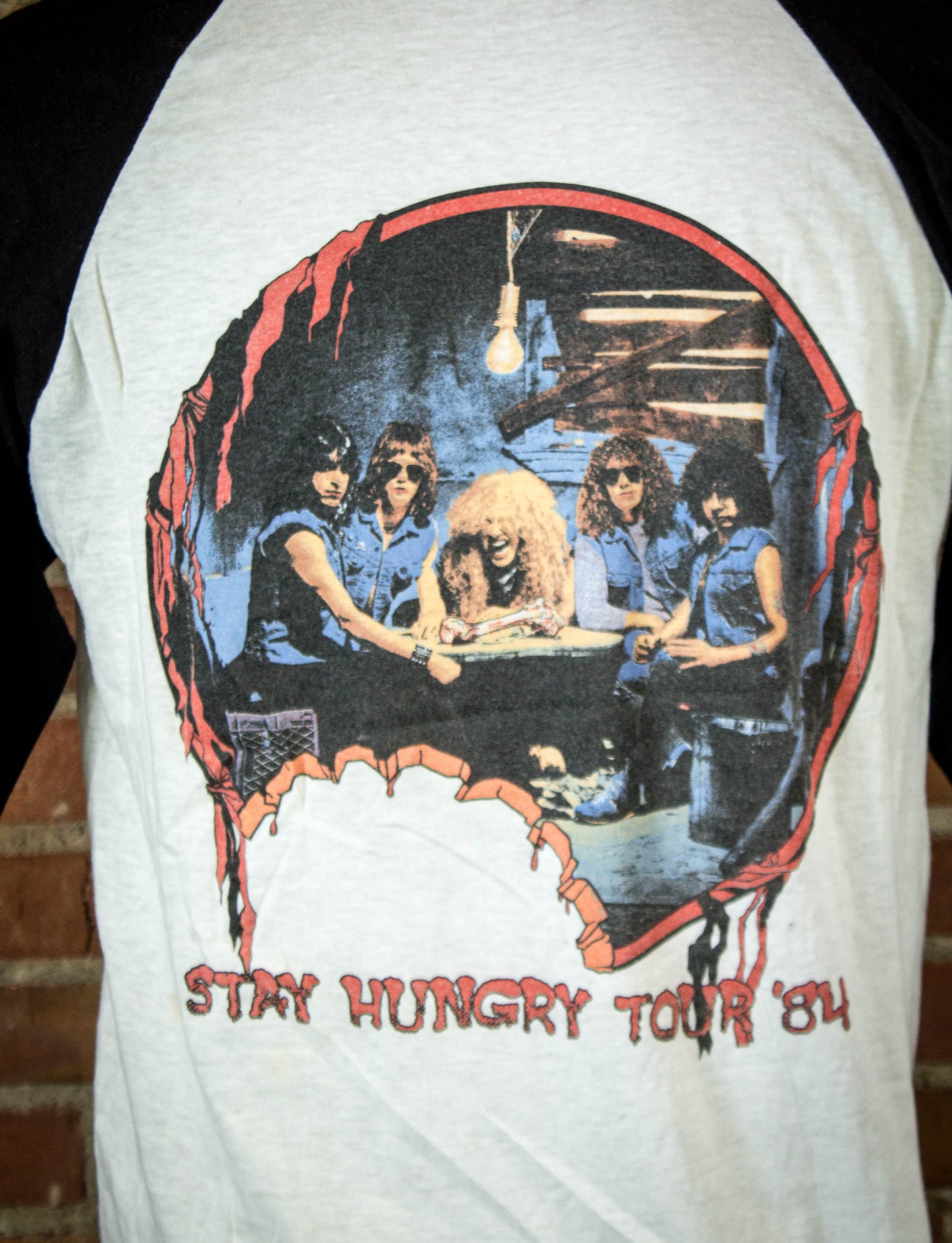Vintage 1984 Twisted Sister Stay Hungry Tour Jersey Concert T Shirt Large