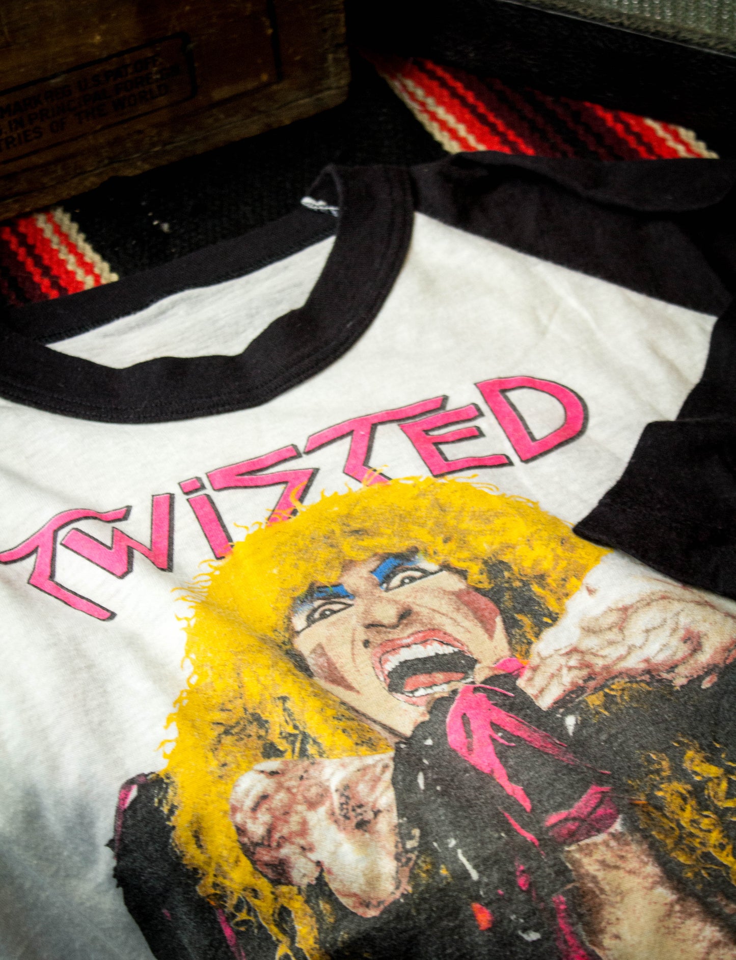 Vintage 1984 Twisted Sister Stay Hungry Tour Jersey Concert T Shirt Large