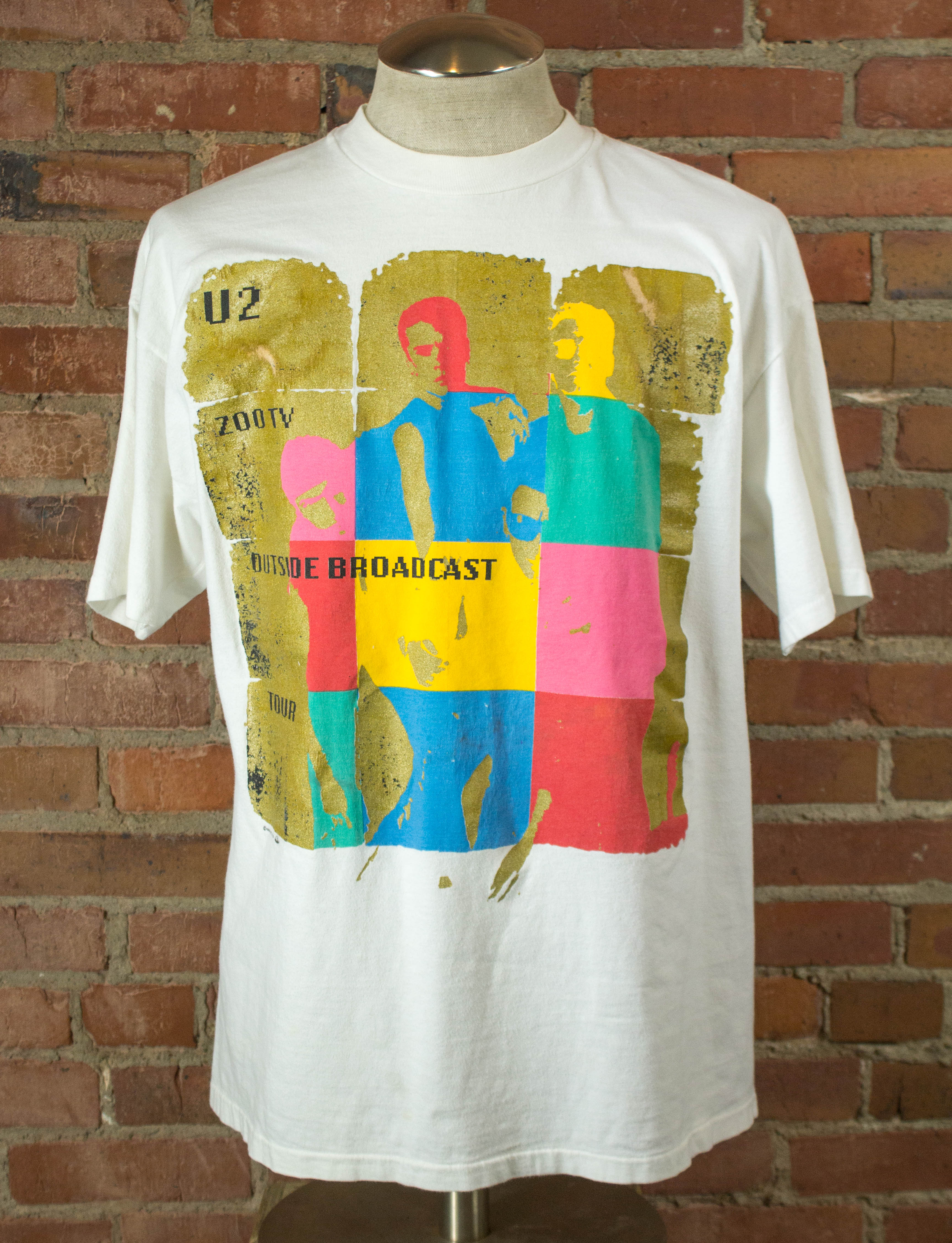 着丈67cmビンテージ U2 ZOO TOUR Tシャツ 1992年