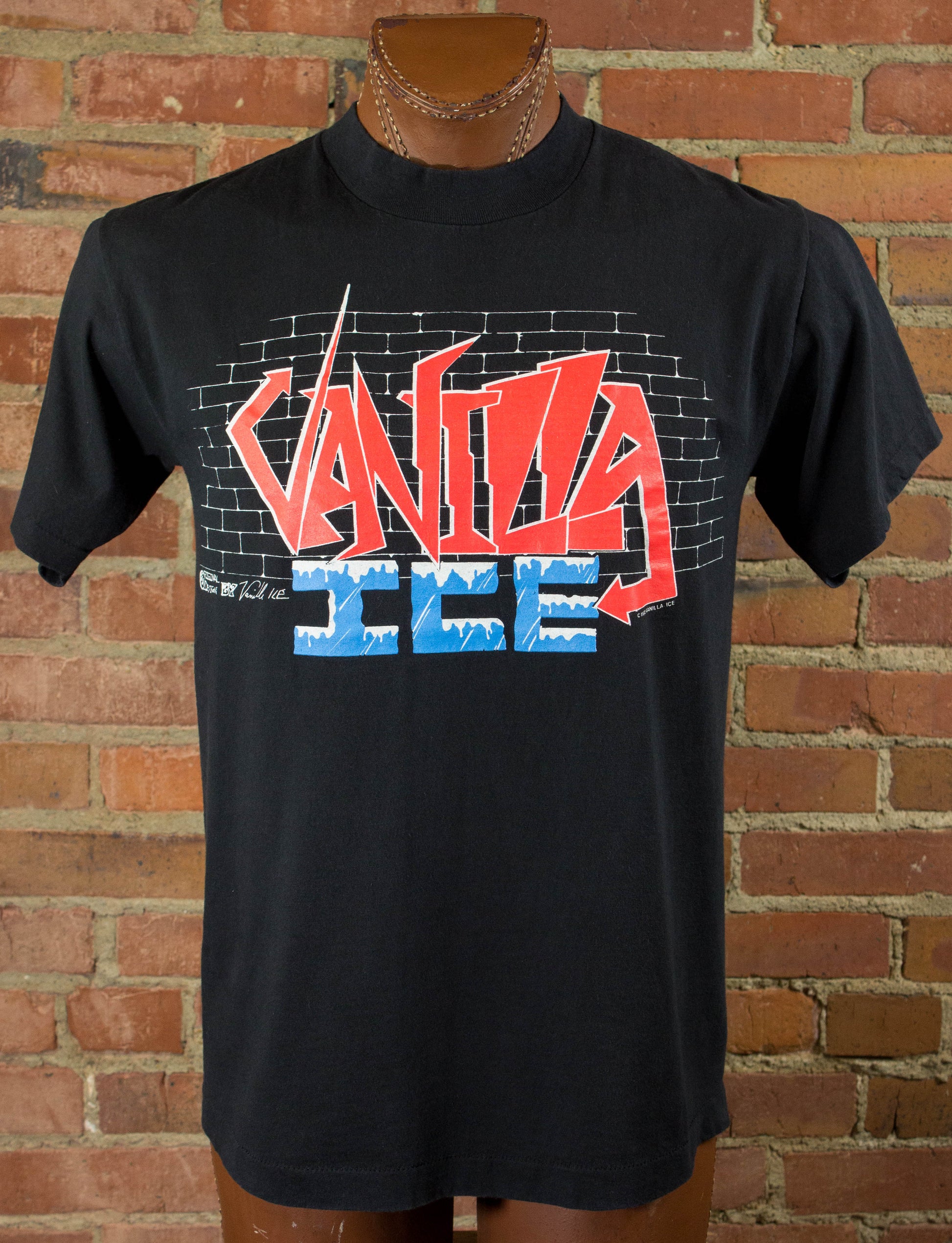 Vintage Vanilla Ice 1990 Ice Ice Baby To The Extreme Tour Rap Tee Concert T Shirt  Medium