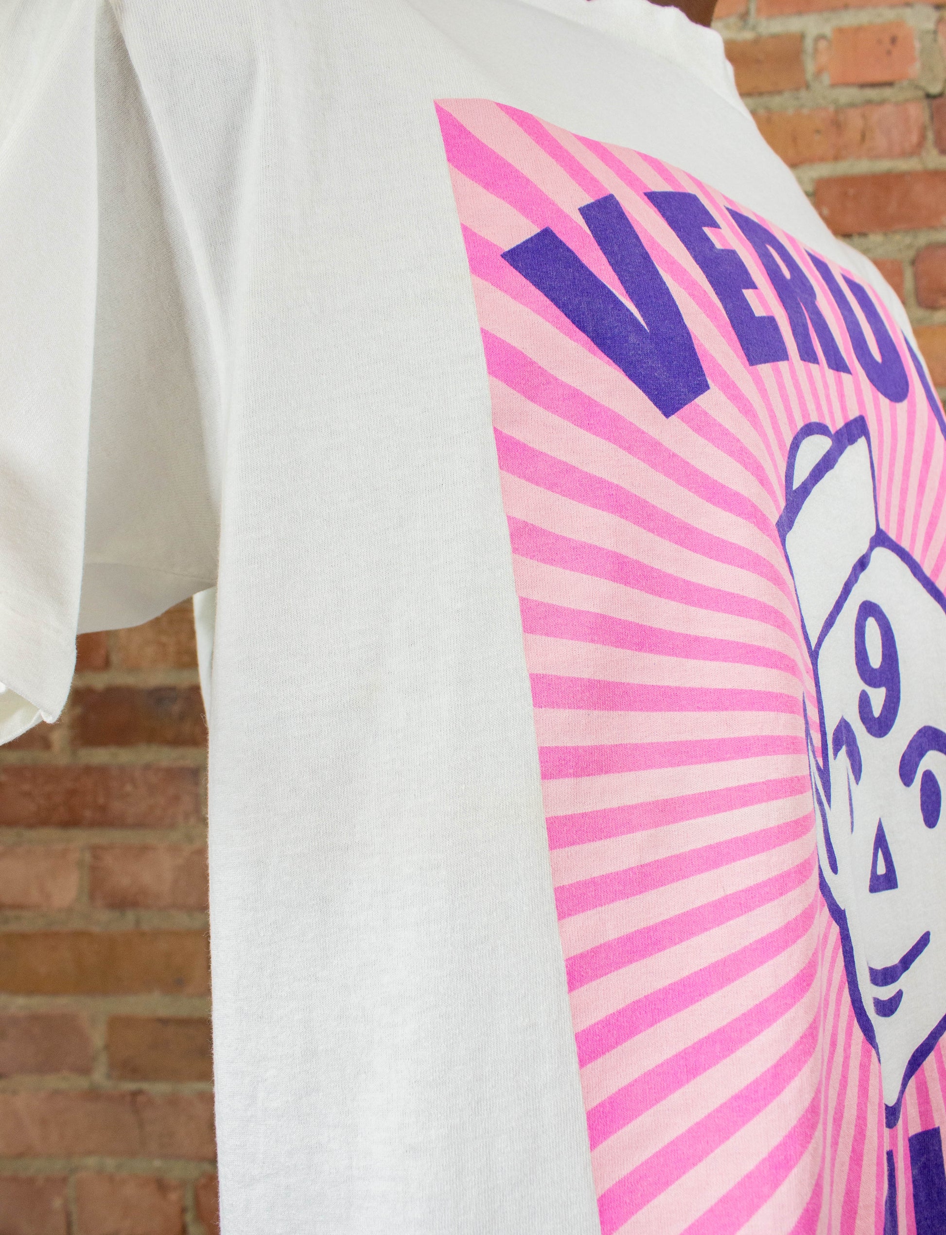 Veruca Salt 90s Seether Pink and Purple White Concert T Shirt Unisex XL