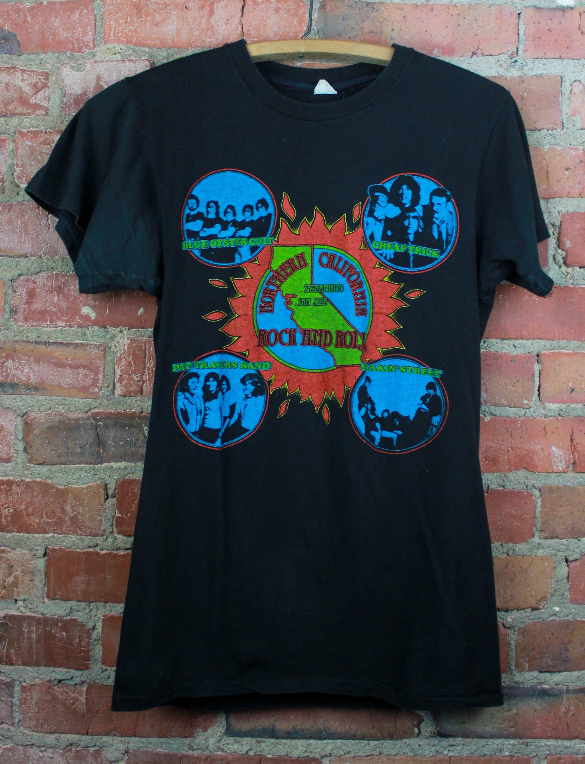 Vintage 1979 BGP Northern California RnR Concert T Shirt 