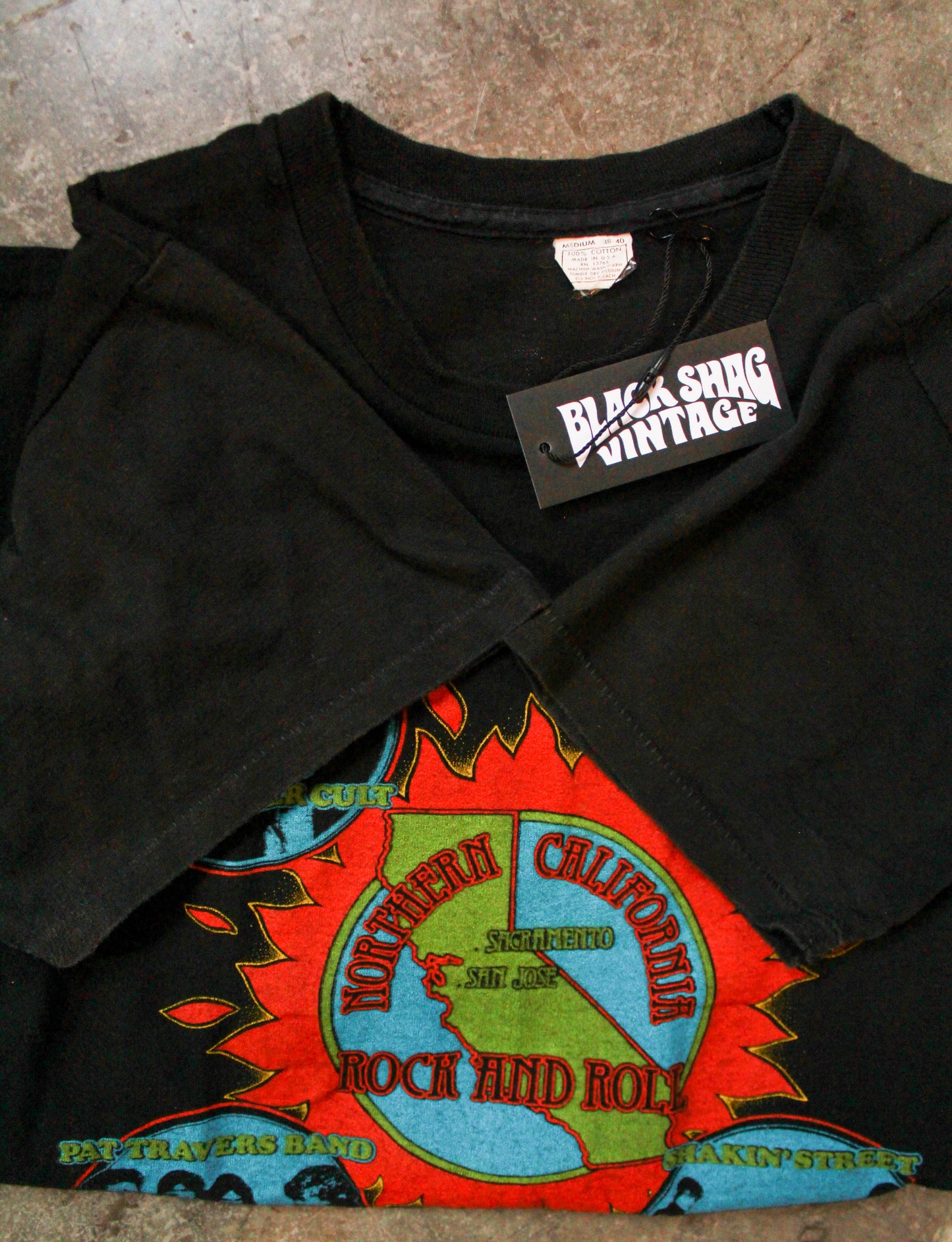 Vintage 1979 BGP Northern California RnR Concert T Shirt 