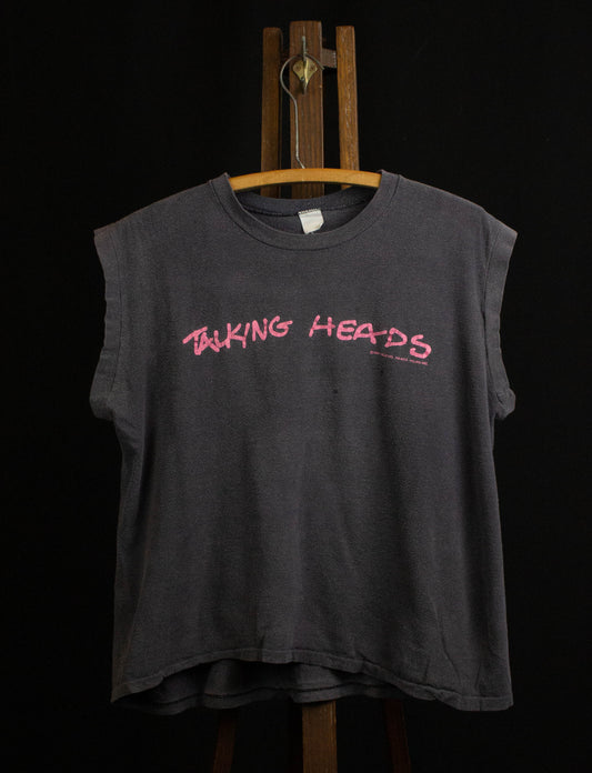 Vintage 1983 Talking Heads Speaking In Tongues Concert Muscle T Shirt Large