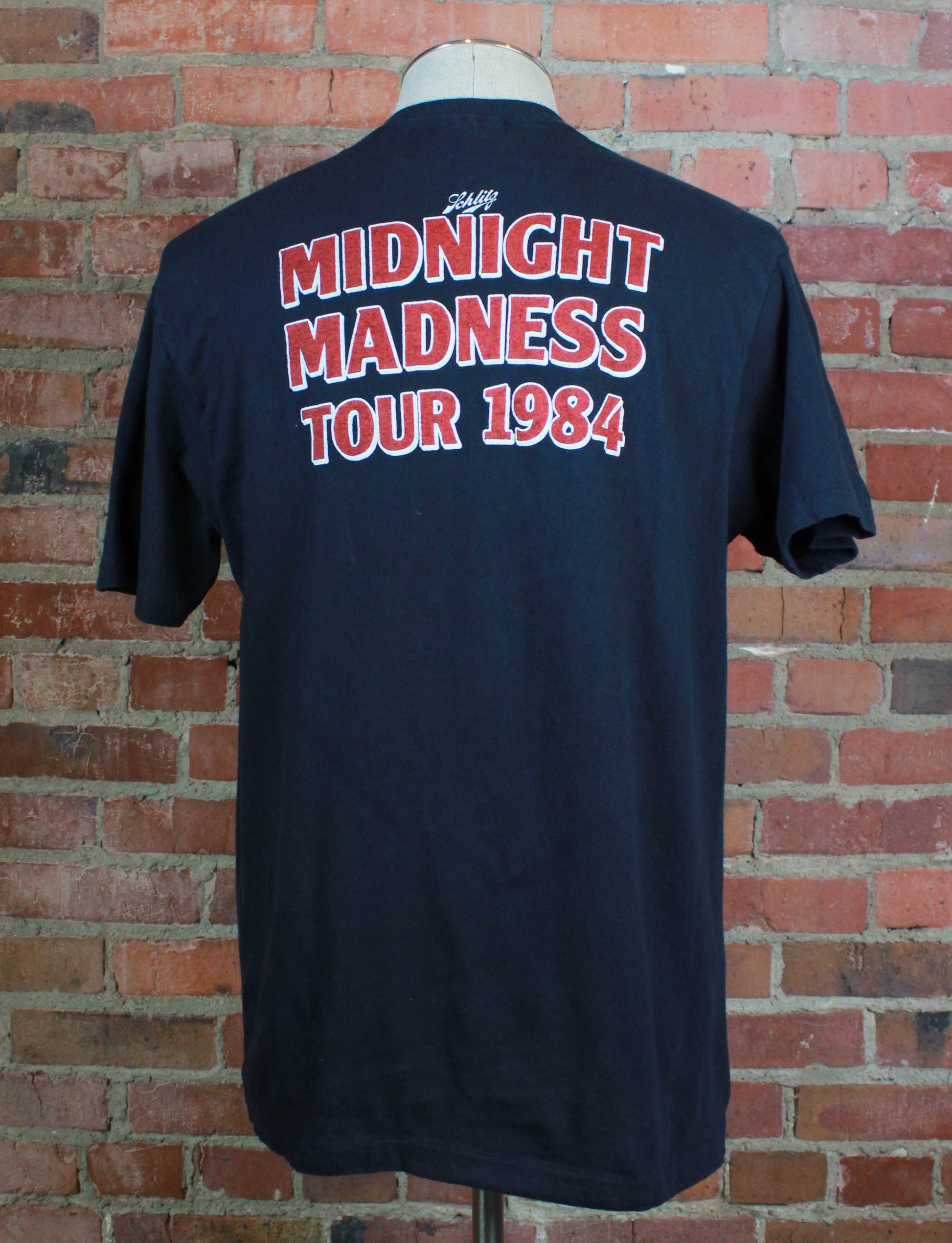 Vintage 1984 Night Ranger Concert T Shirt Midnight Madness Tour Black Unisex Medium/Large