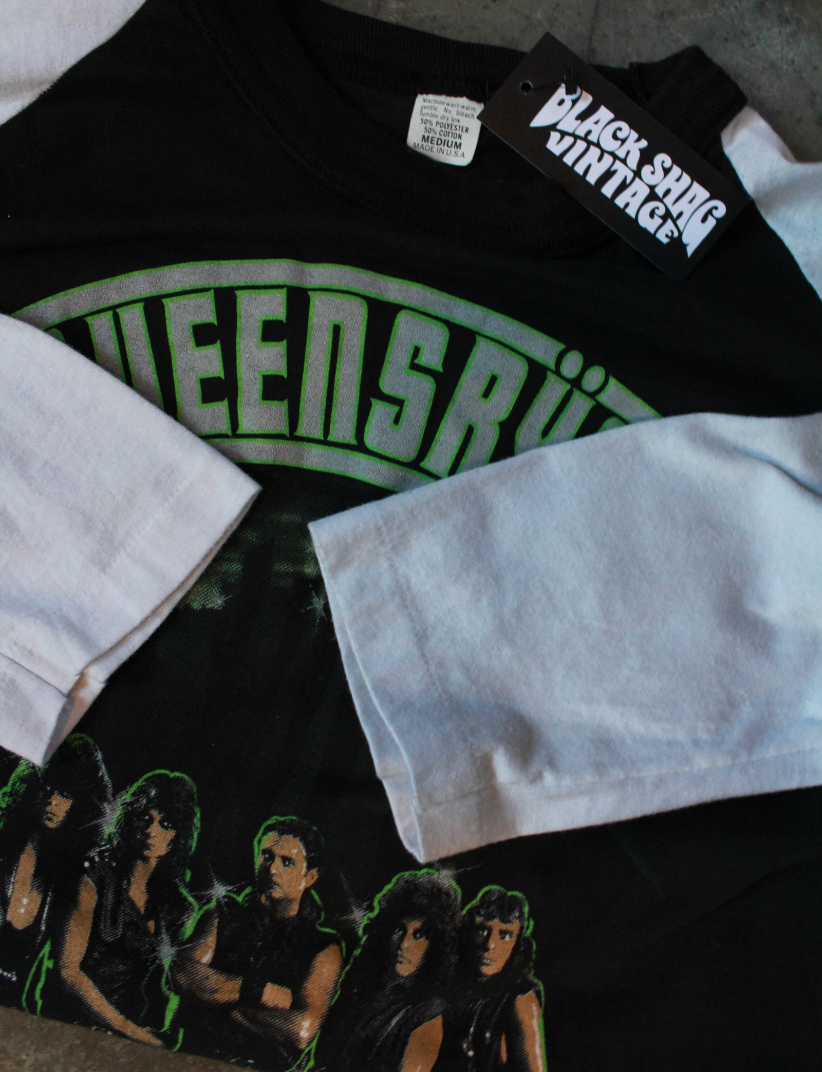 Vintage 1985 Queensryche Concert T Shirt Tour Raglan Jerse – Shag Vintage