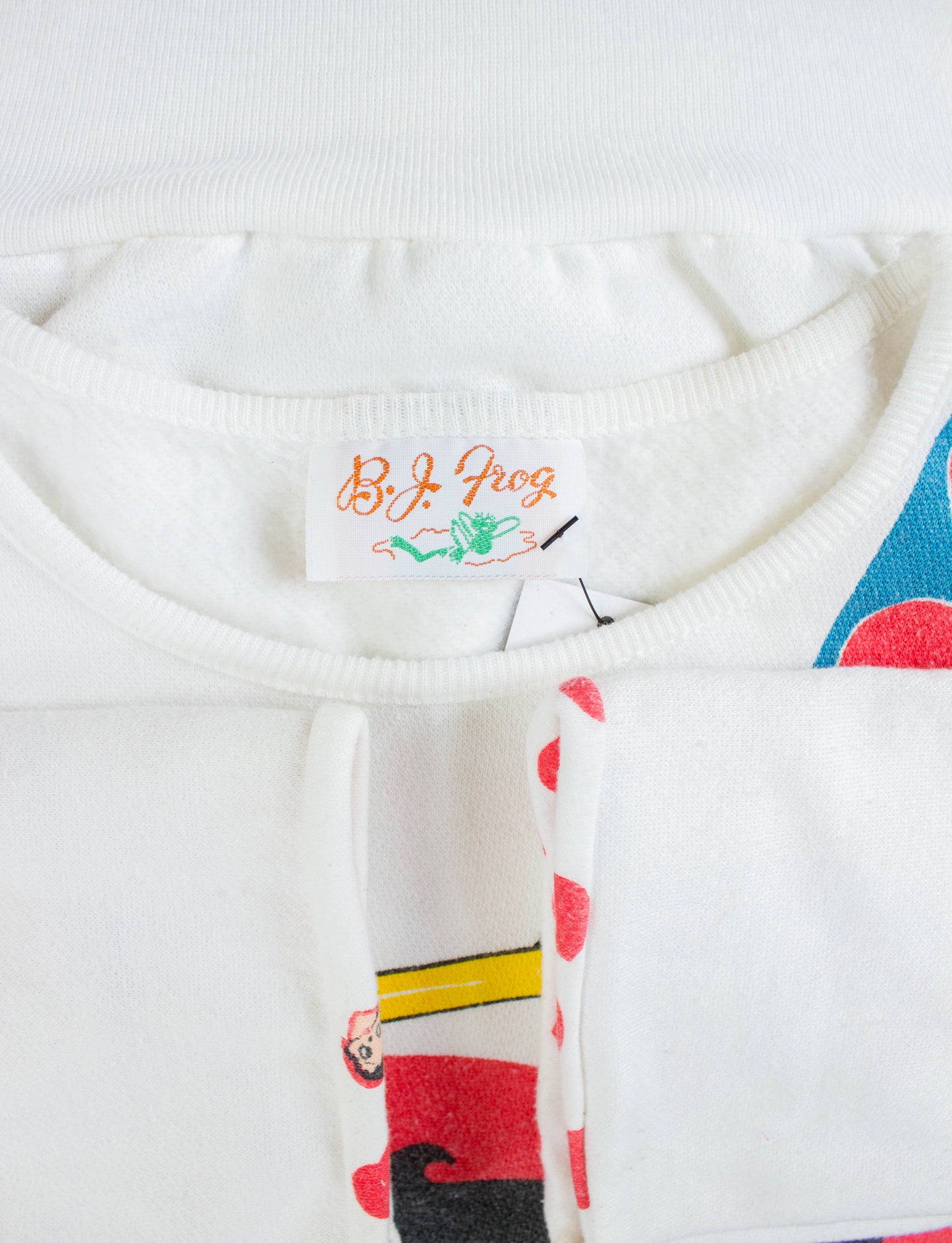 Vintage 1986 Betty Boop Watch Print Rollup Sleeves Crewneck Sweatshirt Small