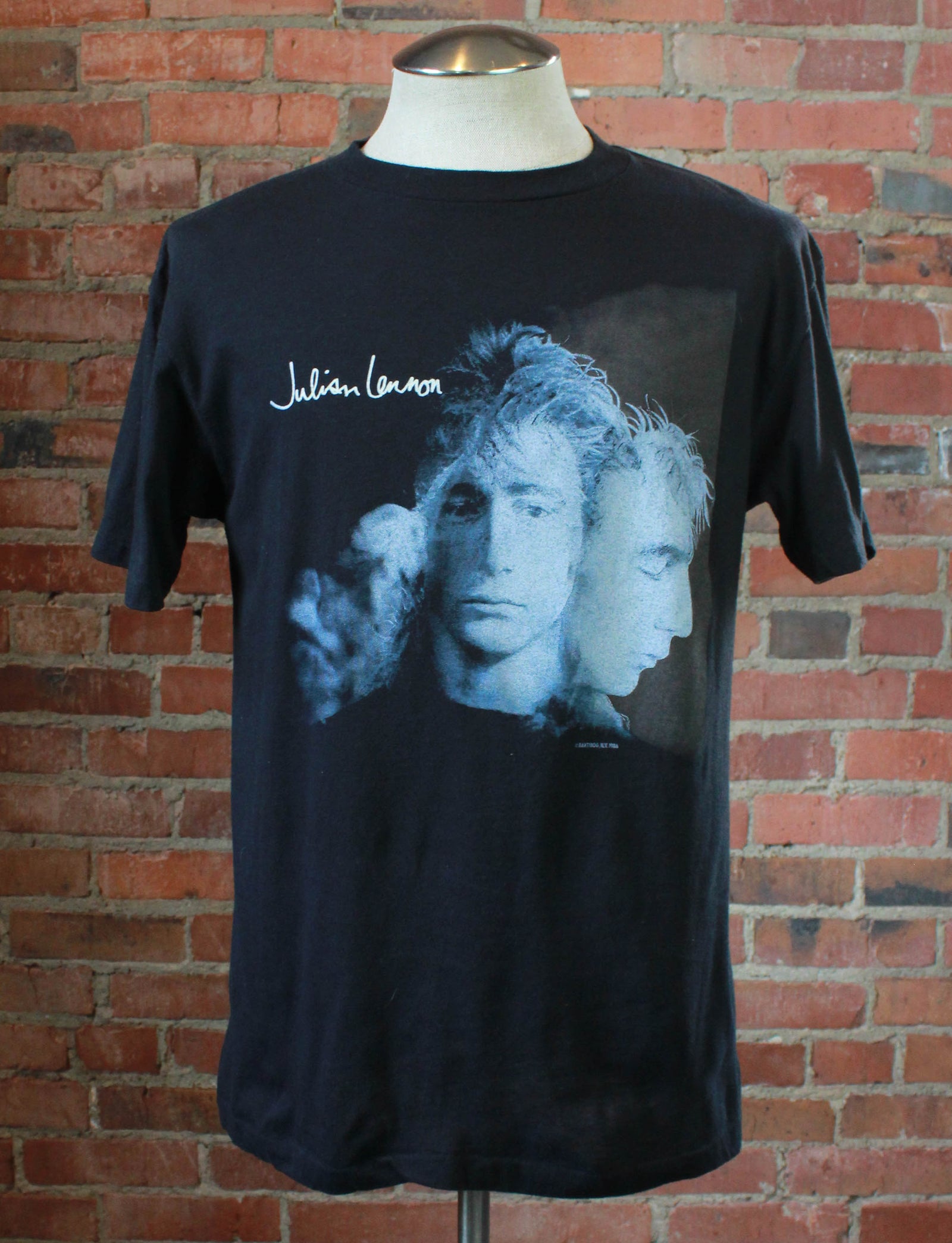 Vintage 1986 Julian Lennon Concert T Shirt Secret Valve Of Daydreaming Tour Black Unisex Medium/Large