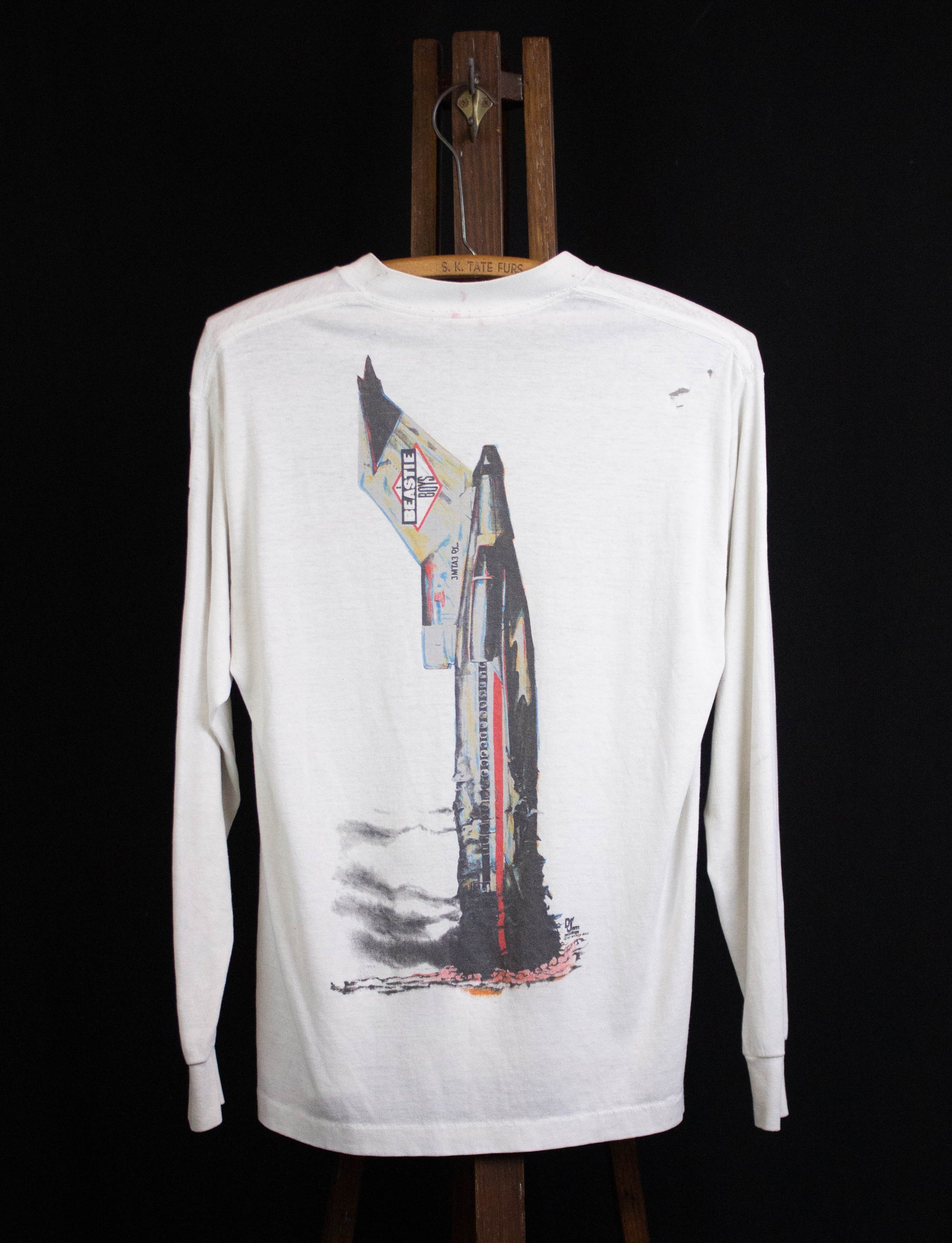 Vintage 1987 Beastie Boys Licensed To Ill Long Sleeve Concert T Shirt Medium