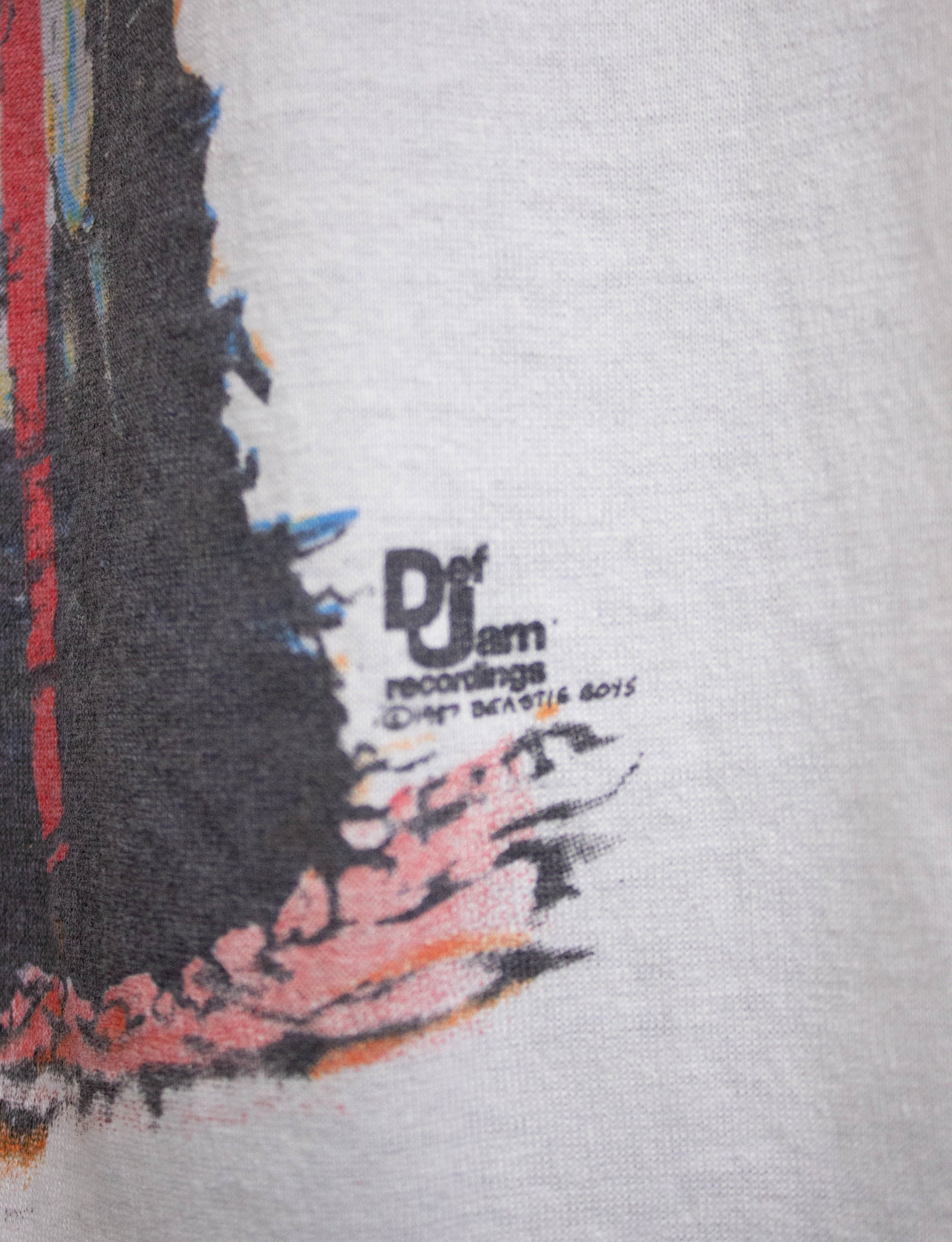 Vintage 1987 Beastie Boys Licensed To Ill Long Sleeve Concert T Shirt Medium
