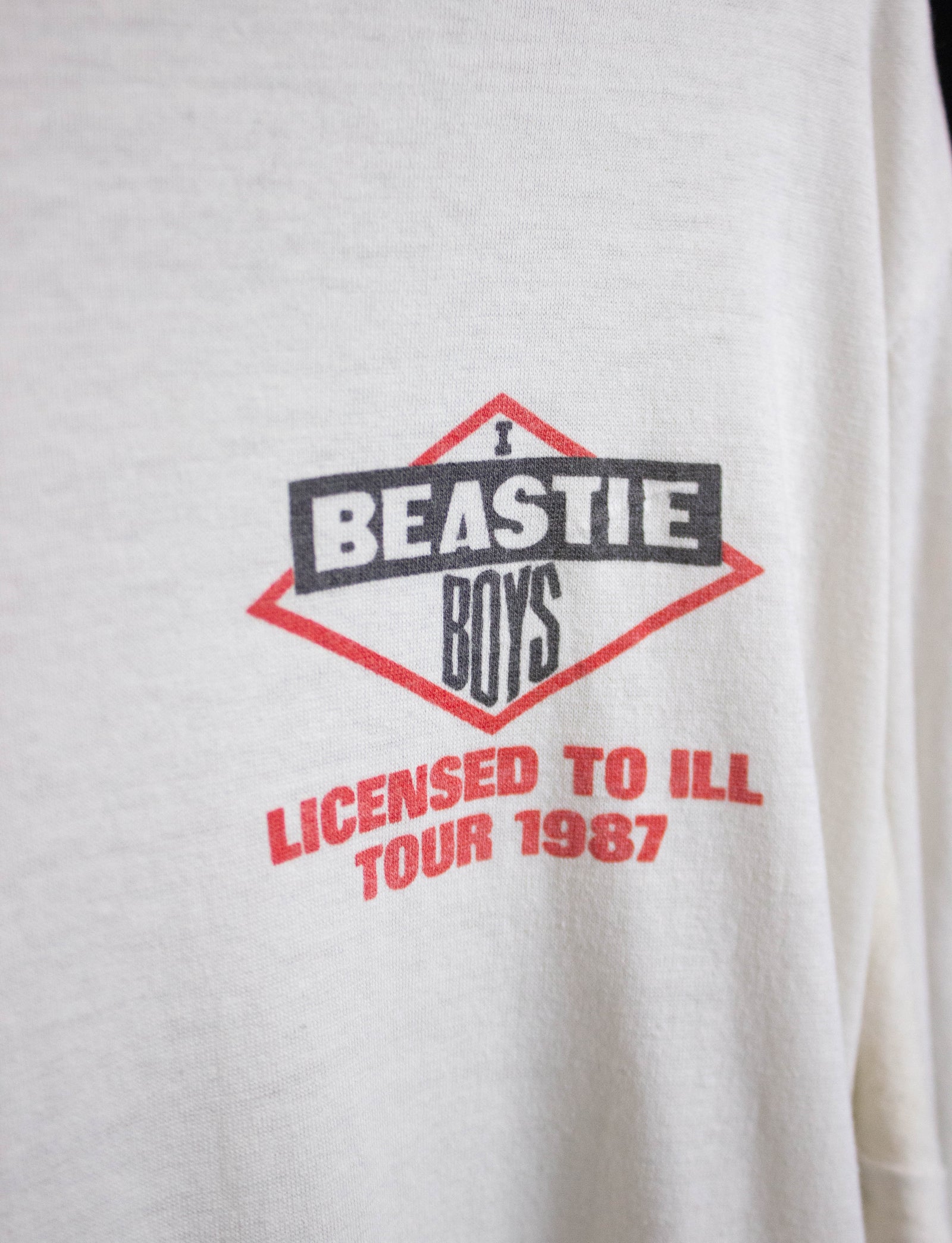 Vintage 1987 Beastie Boys Licensed To Ill Long Sleeve Concert T 