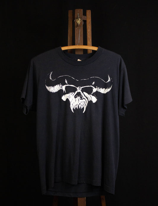 Vintage 1988 Danzig Concert T Shirt Black Large