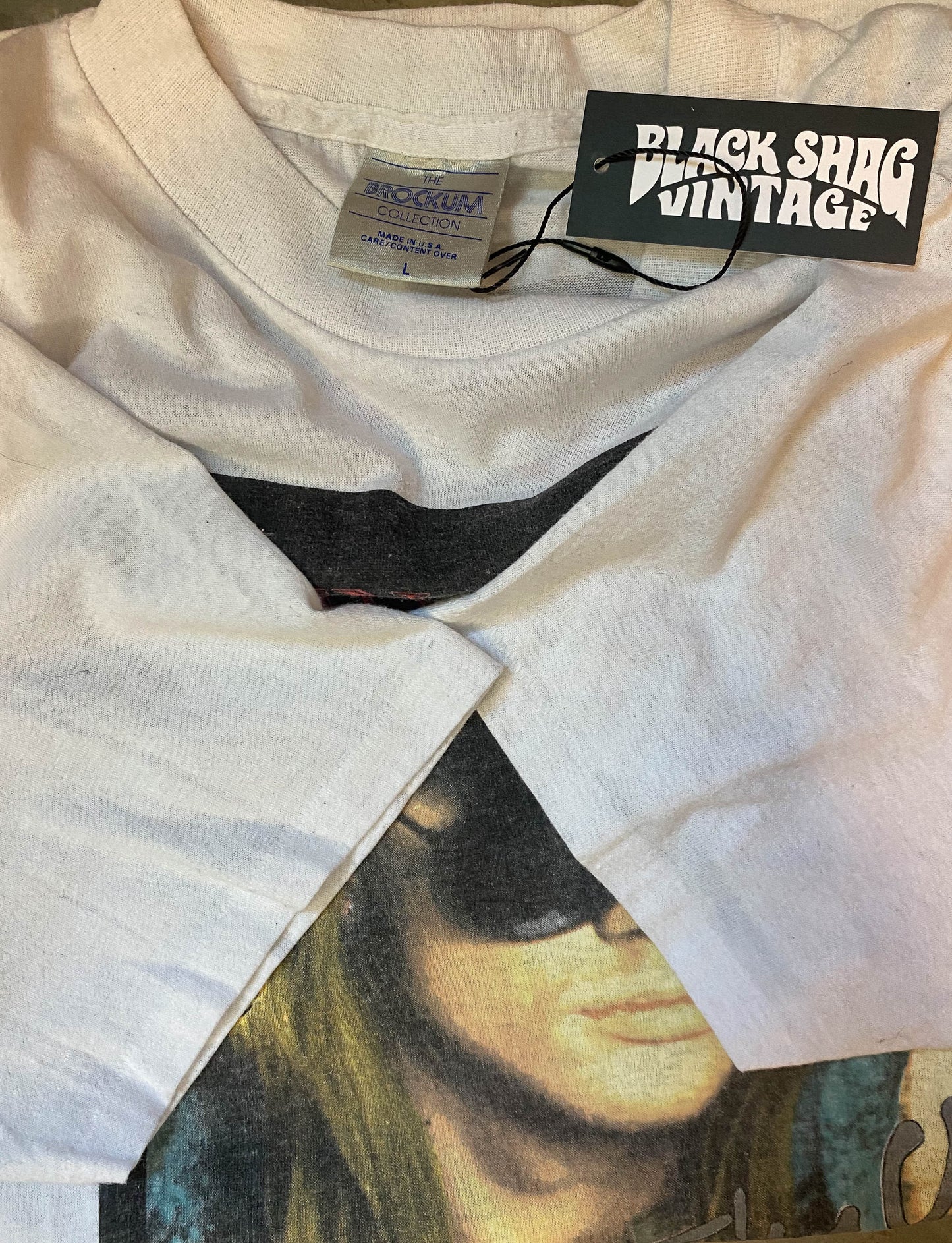 Vintage Guns 'N' Roses One In A Million Lies Concert T Shirt 1989 White Medium