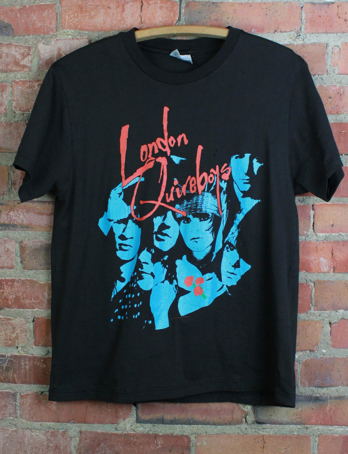 Vintage 1990 London Quireboys Concert T Shirt The American Tour Black Unisex Medium/Large
