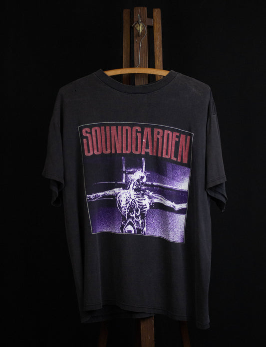 Vintage 1991 Soundgarden Jesus Christ Pose Concert T Shirt Black XL