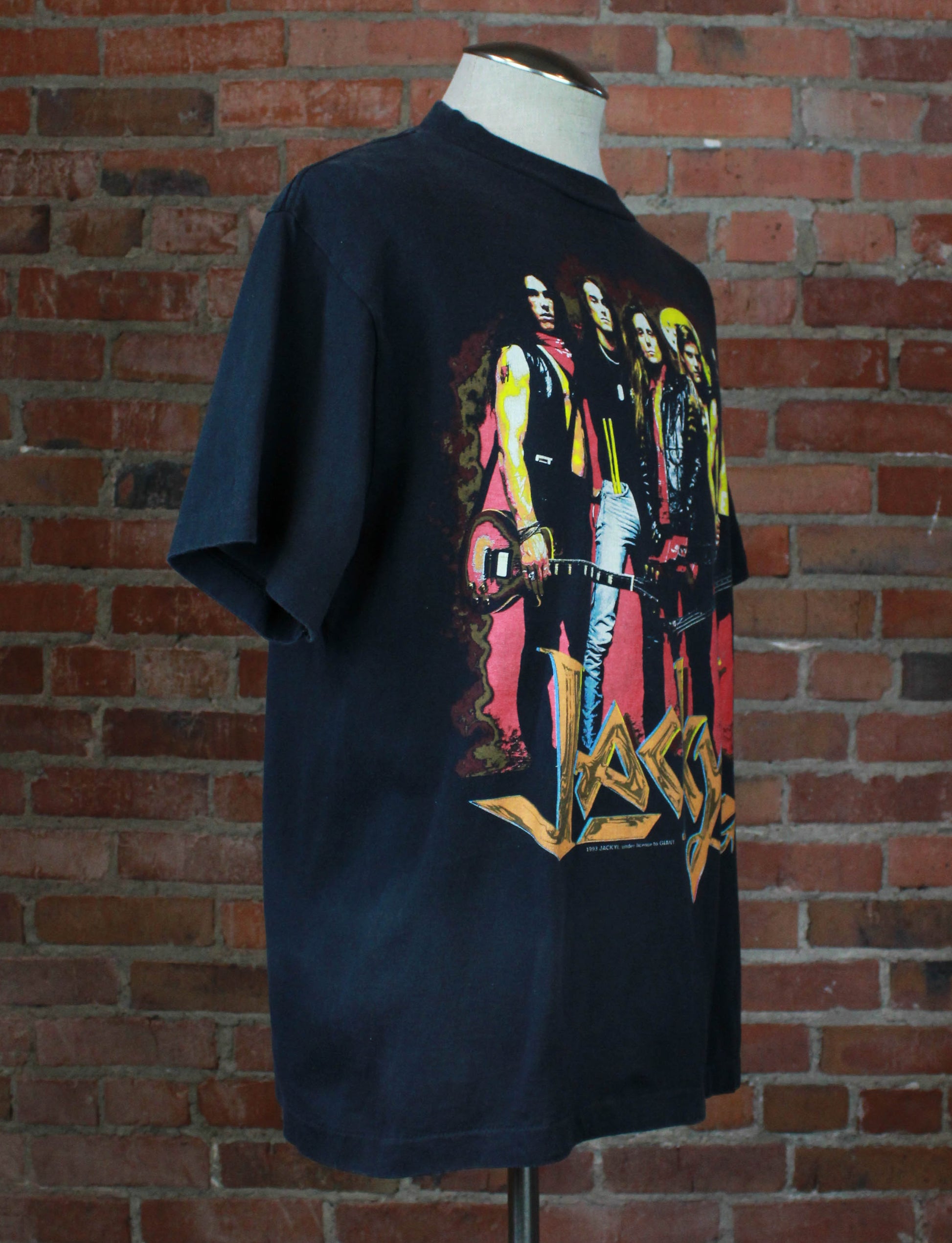 Vintage 1993 Jackyl Concert T Shirt Jackyl Me Off Black Unisex Large/XL