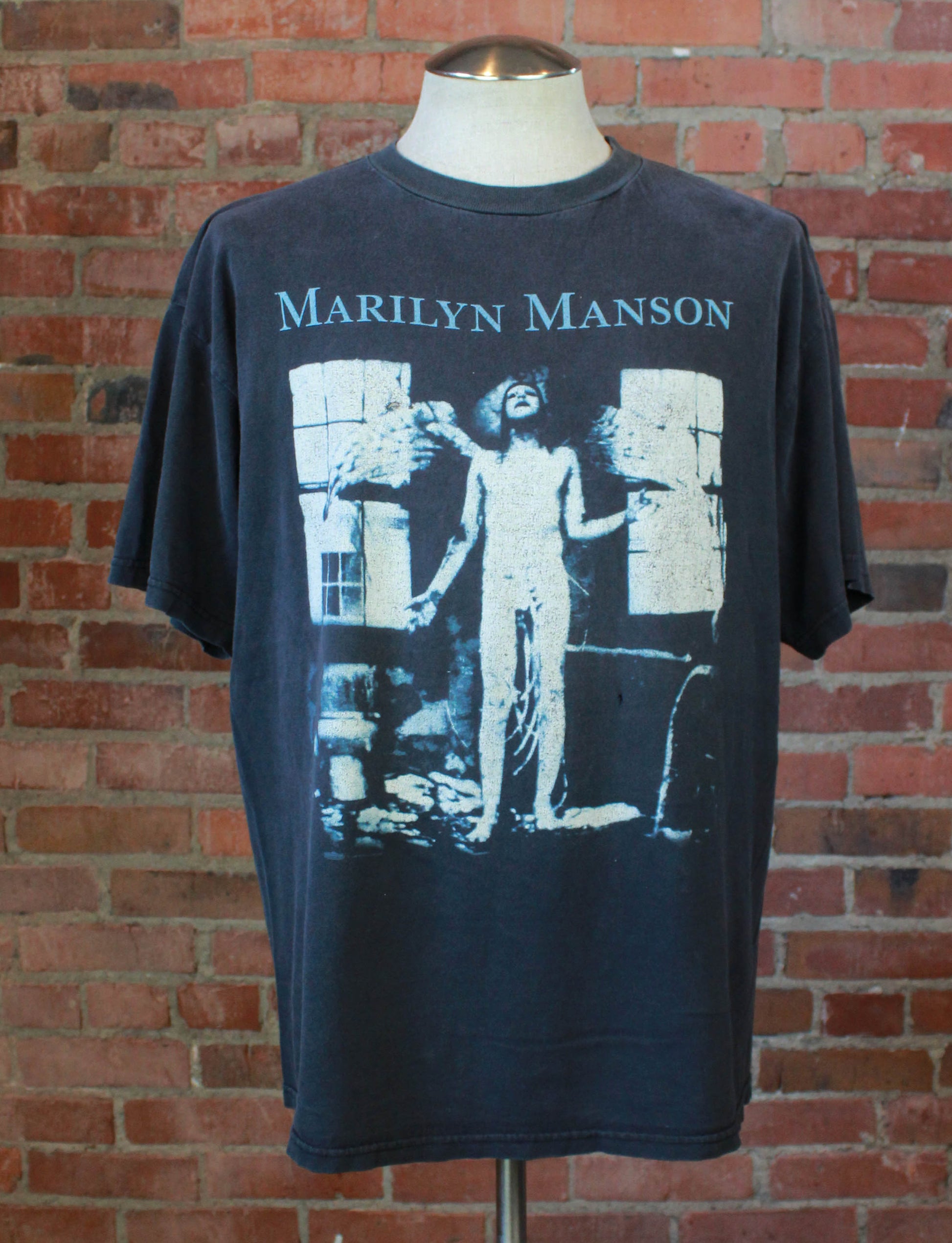 Vintage 1996 Marilyn Manson Concert T Shirt All F***ed Up Dead To The World Black Unisex XL/XXL