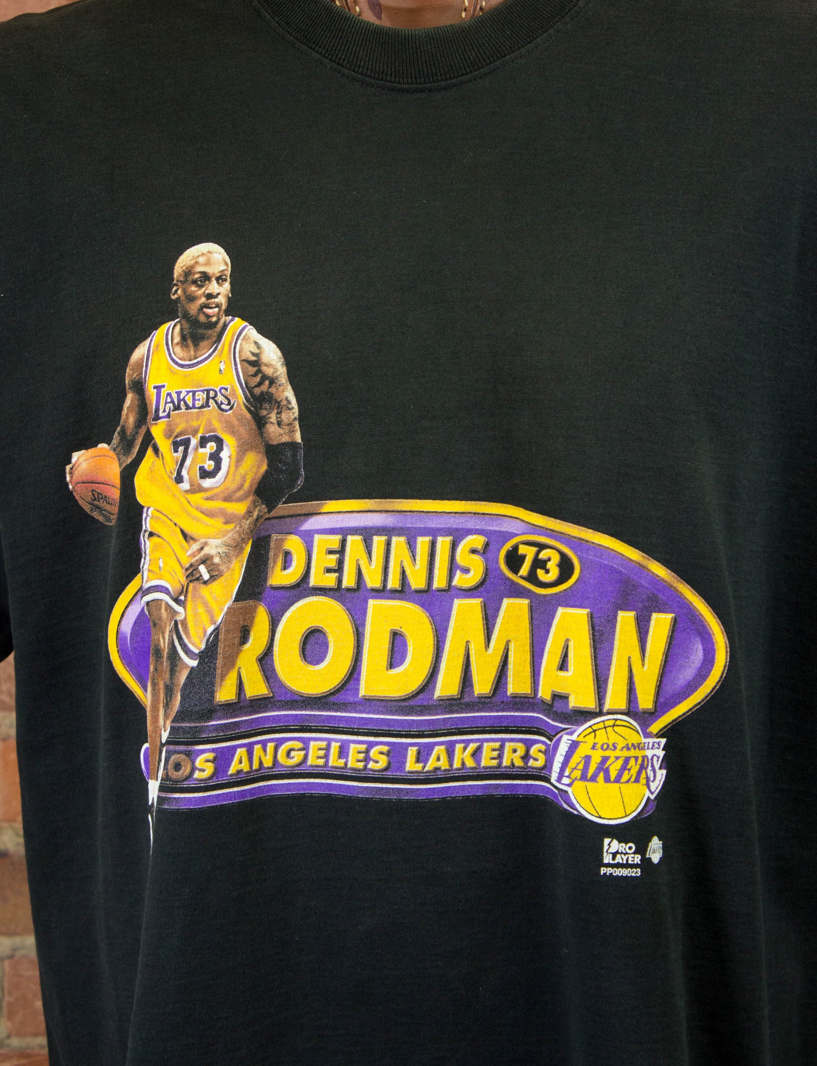 Vintage 1998-99 Dennis Rodman Los Angeles Lakers Pro Player Black