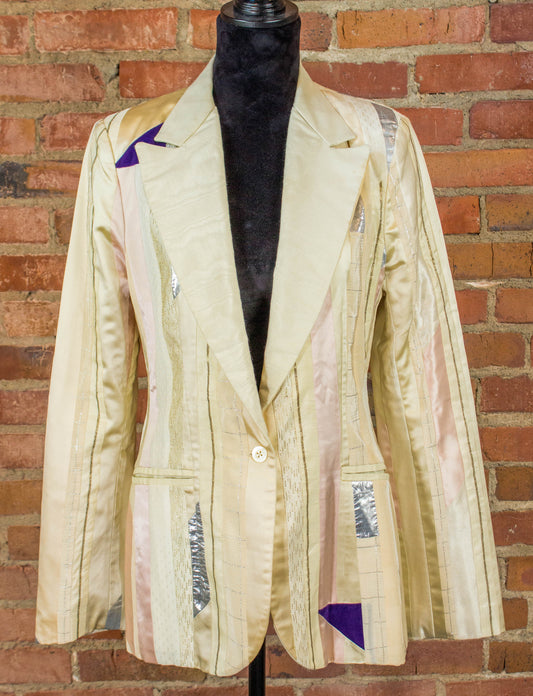 Vintage 70s Granny Takes a Trip "Granny's" Ribbon Blazer Jacket Small-Medium