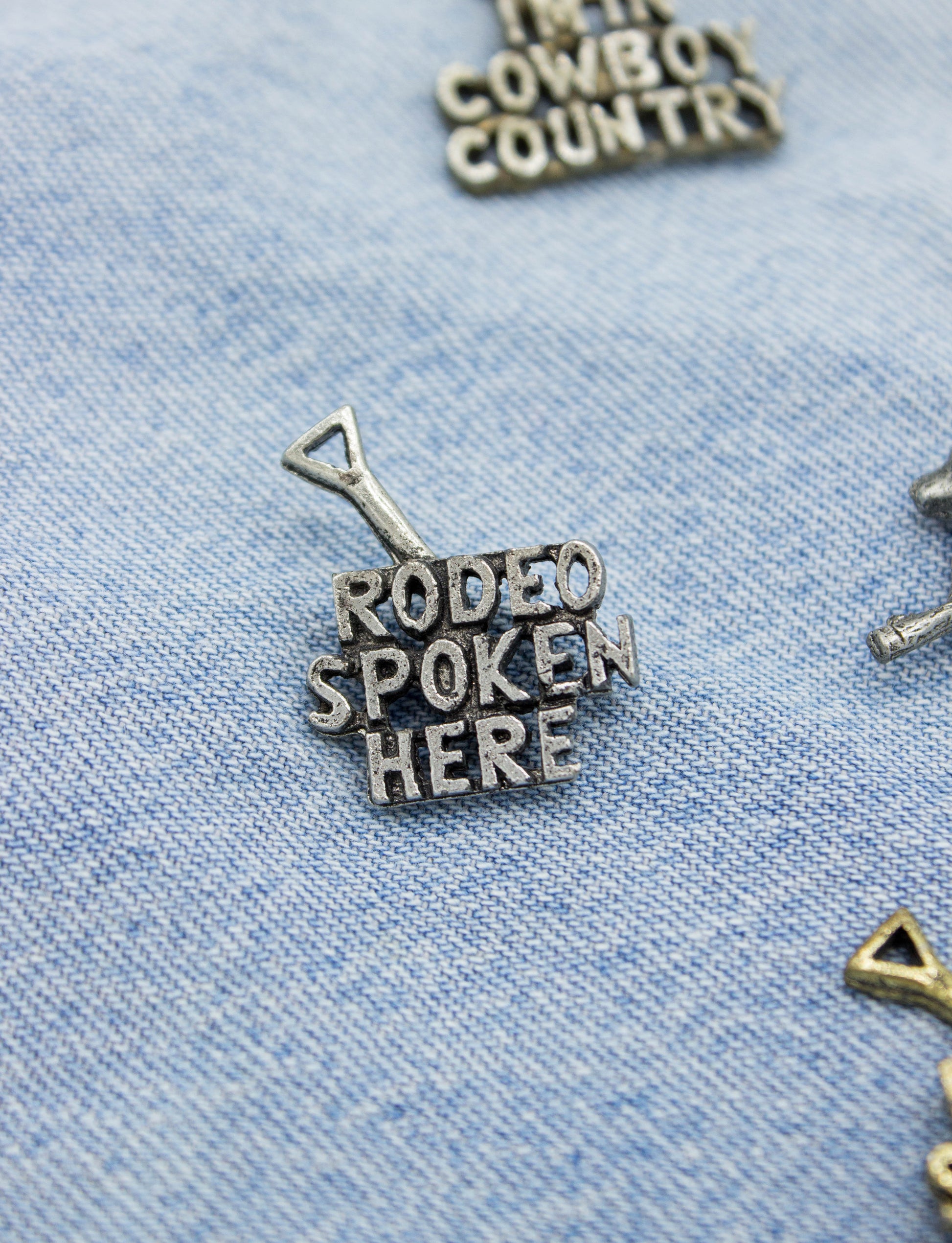 Vintage 70s Rodeo and Cowboy Pins