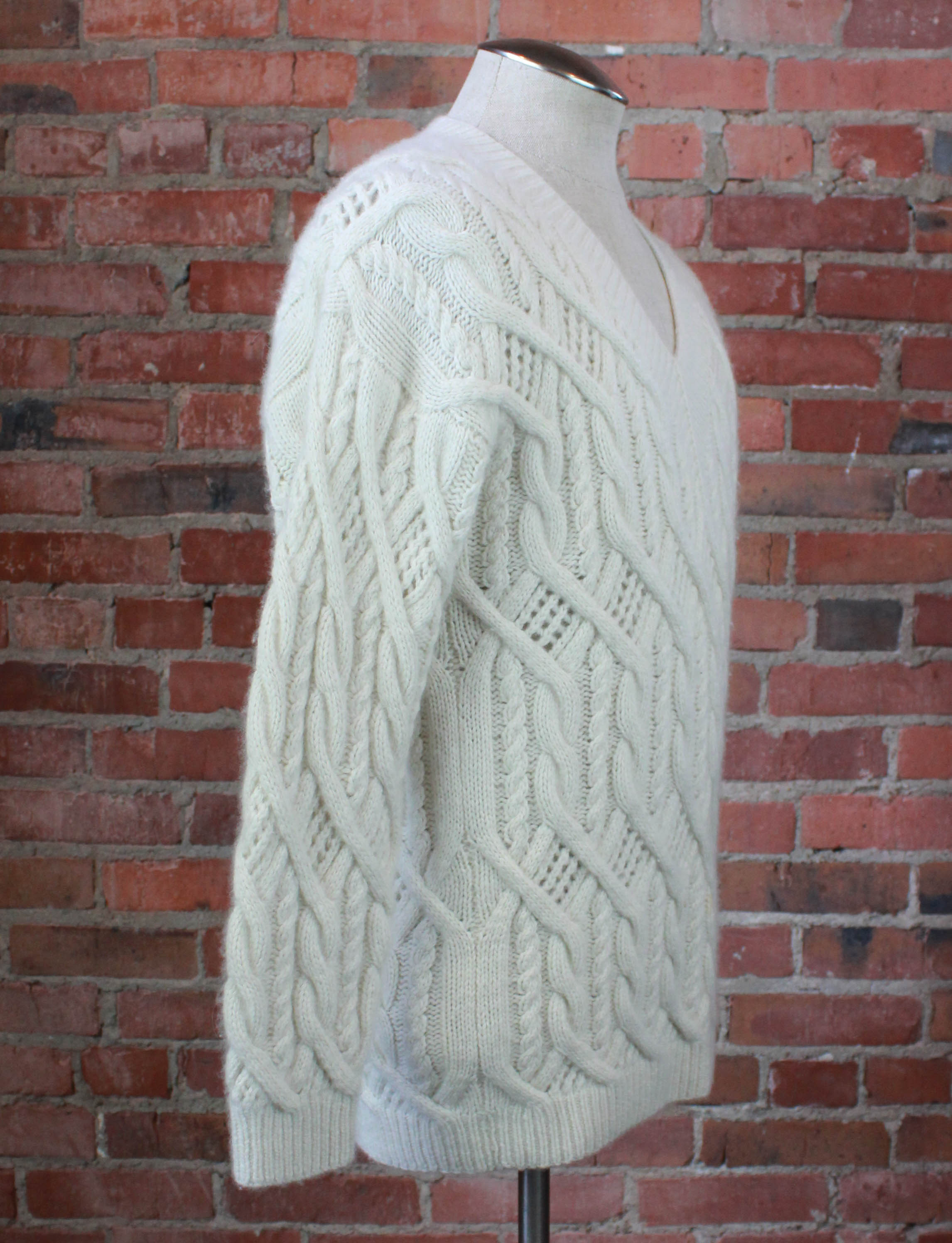 Vintage 80's/90's Neiman Marcus Cashmere Sweater Knit V Neck