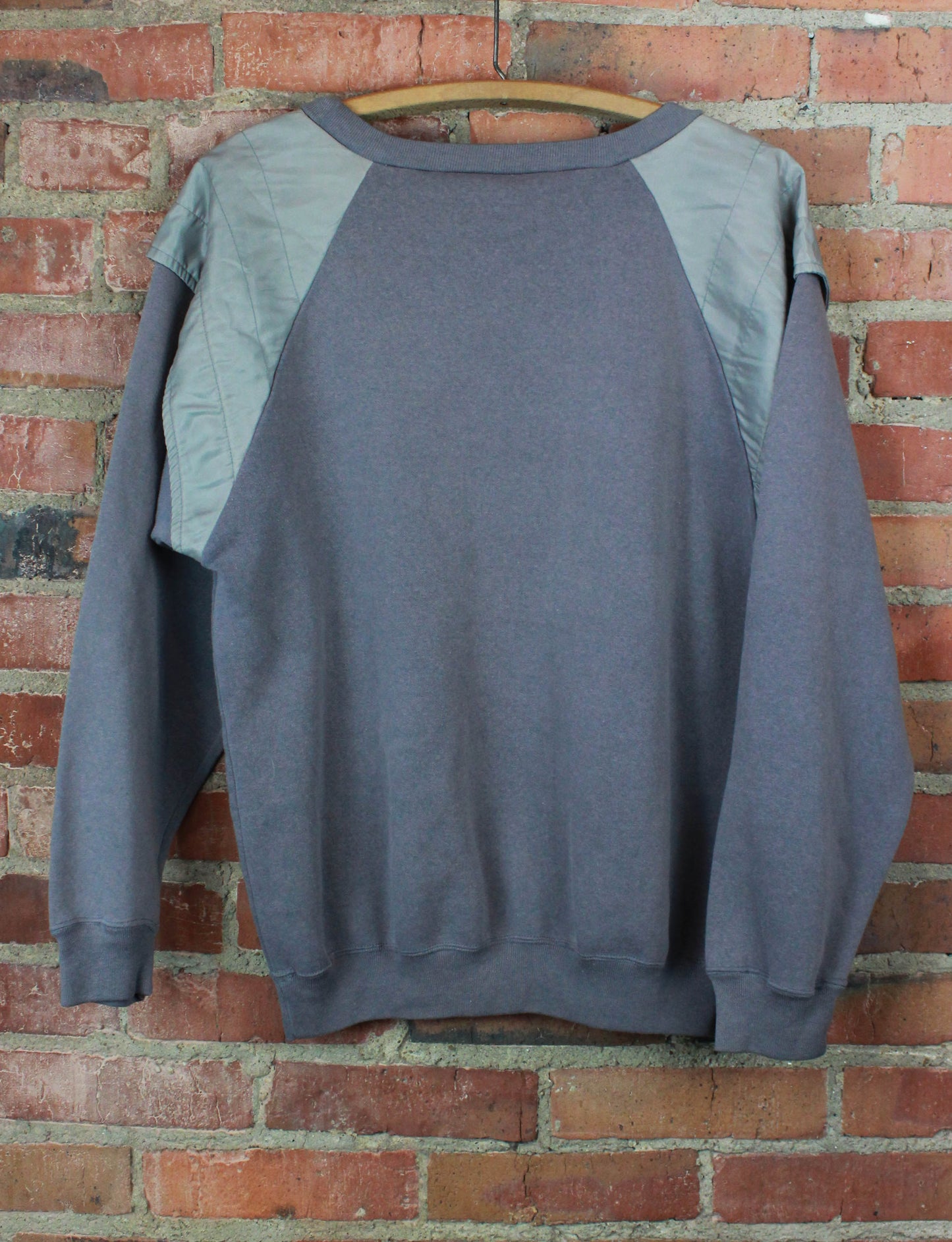 Vintage 80's G-Line Graphic Sweatshirt Crew Neck Pullover Embellished Grey Unisex Large/XL