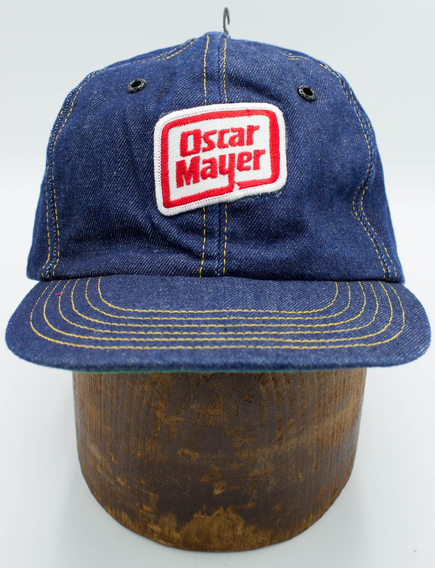 Vintage 80s Oscar Mayer Denim Snapback Hat