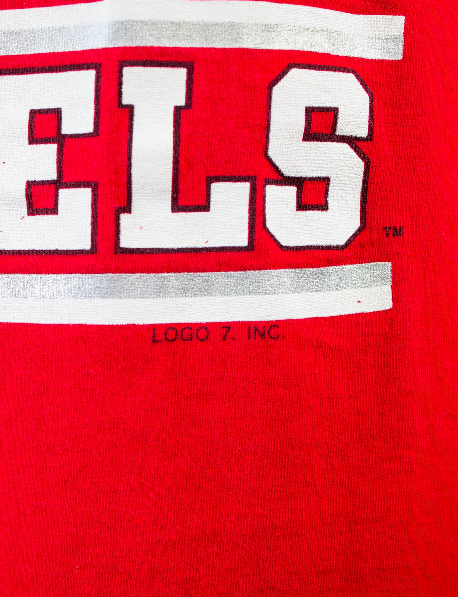 Vintage 90s UNLV Rebels Red Graphic T Shirt Unisex Medium