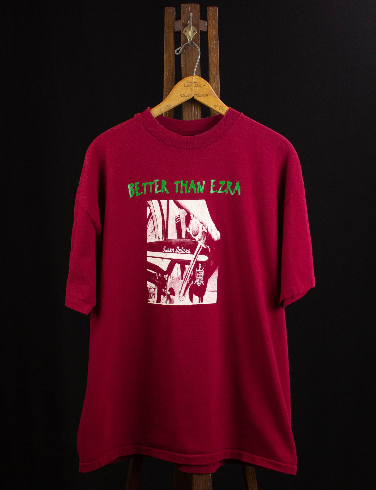 Vintage Better Than Ezra Concert T Shirt 1995 Super Deluxe Maroon and Green XL