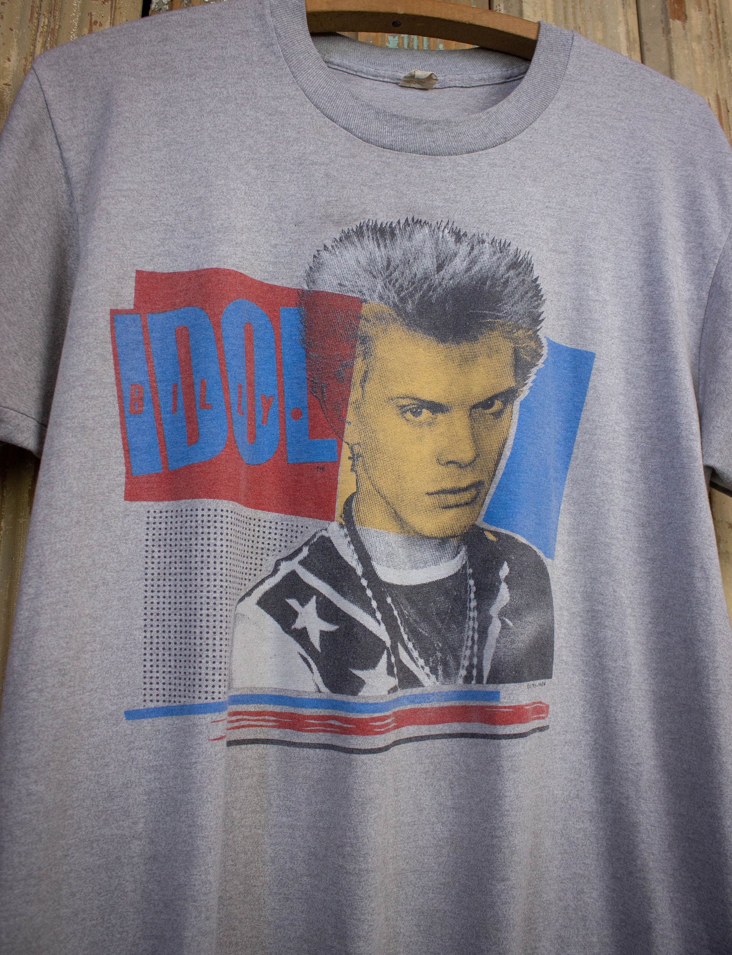 Vintage Billy Idol I Have Fun Concert T Shirt 1984 Gray Large