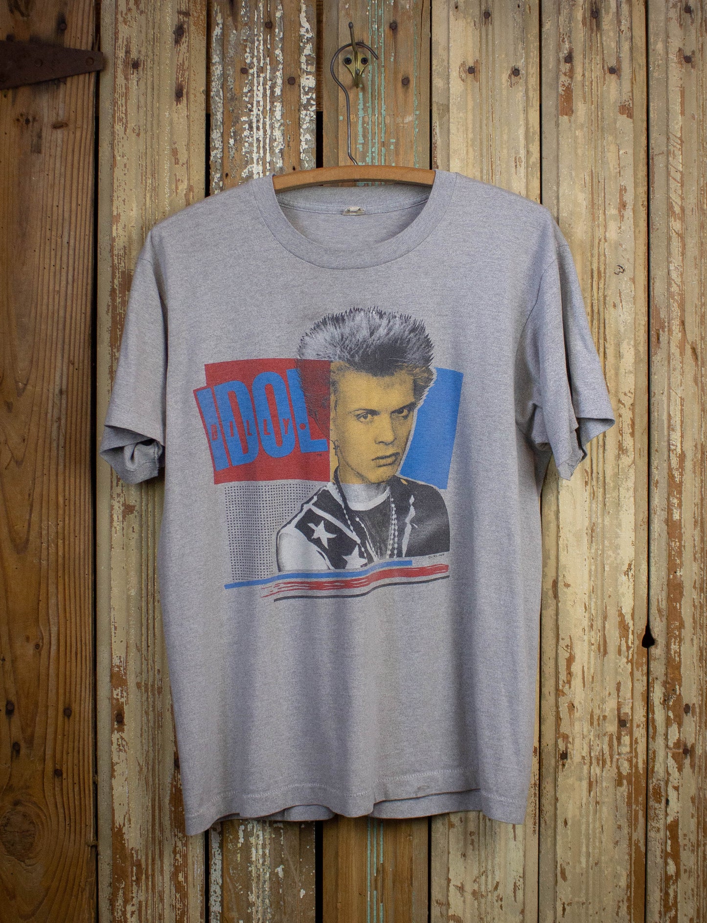 Vintage Billy Idol I Have Fun Concert T Shirt 1984 Gray Large