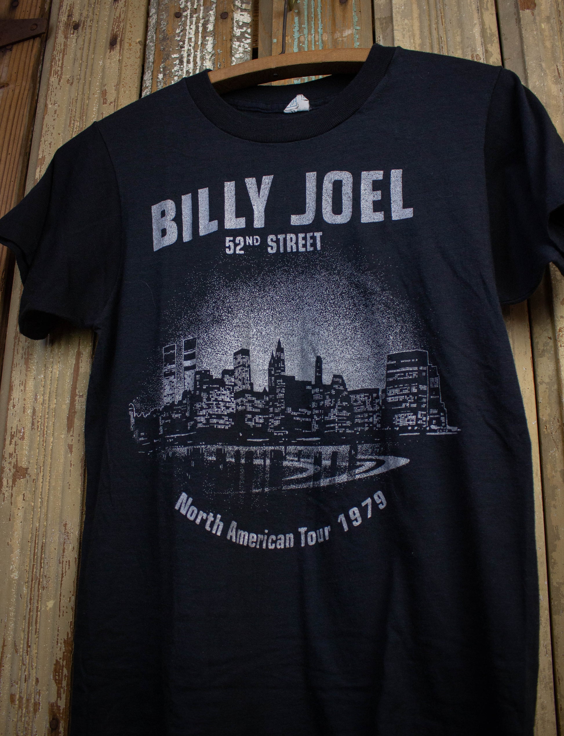 Vintage Billy Joel 52nd Street Concert T Shirt 1979 Black Small