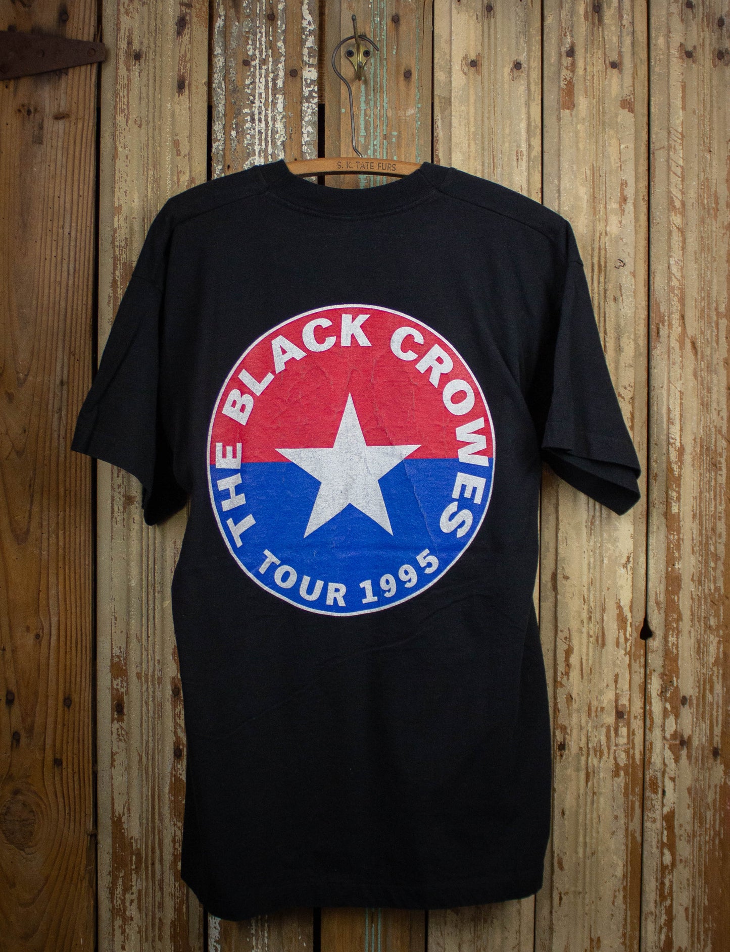 Vintage Black Crowes Tour Concert T Shirt 1995 Black XL