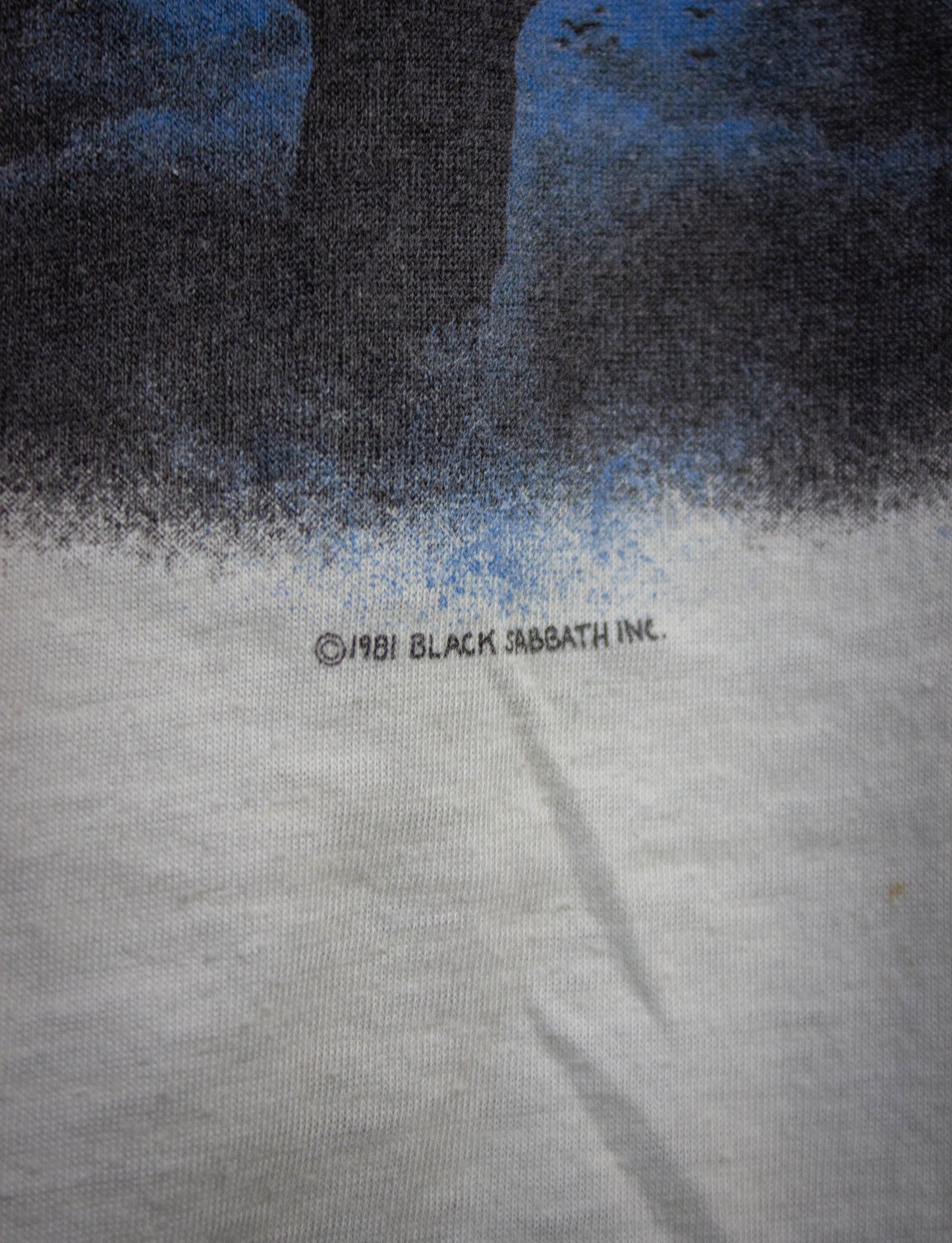 Vintage Black Sabbath Mob Rules Raglan Concert T Shirt 1981 Large
