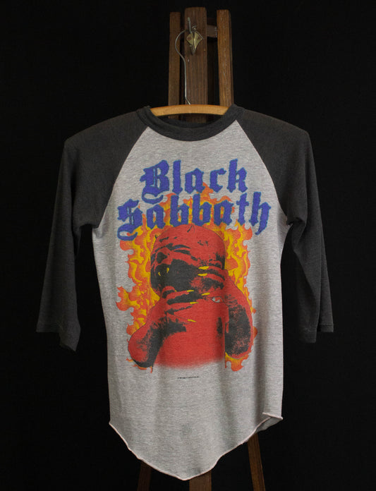 Vintage Black Sabbath World Tour Raglan Concert T Shirt Small