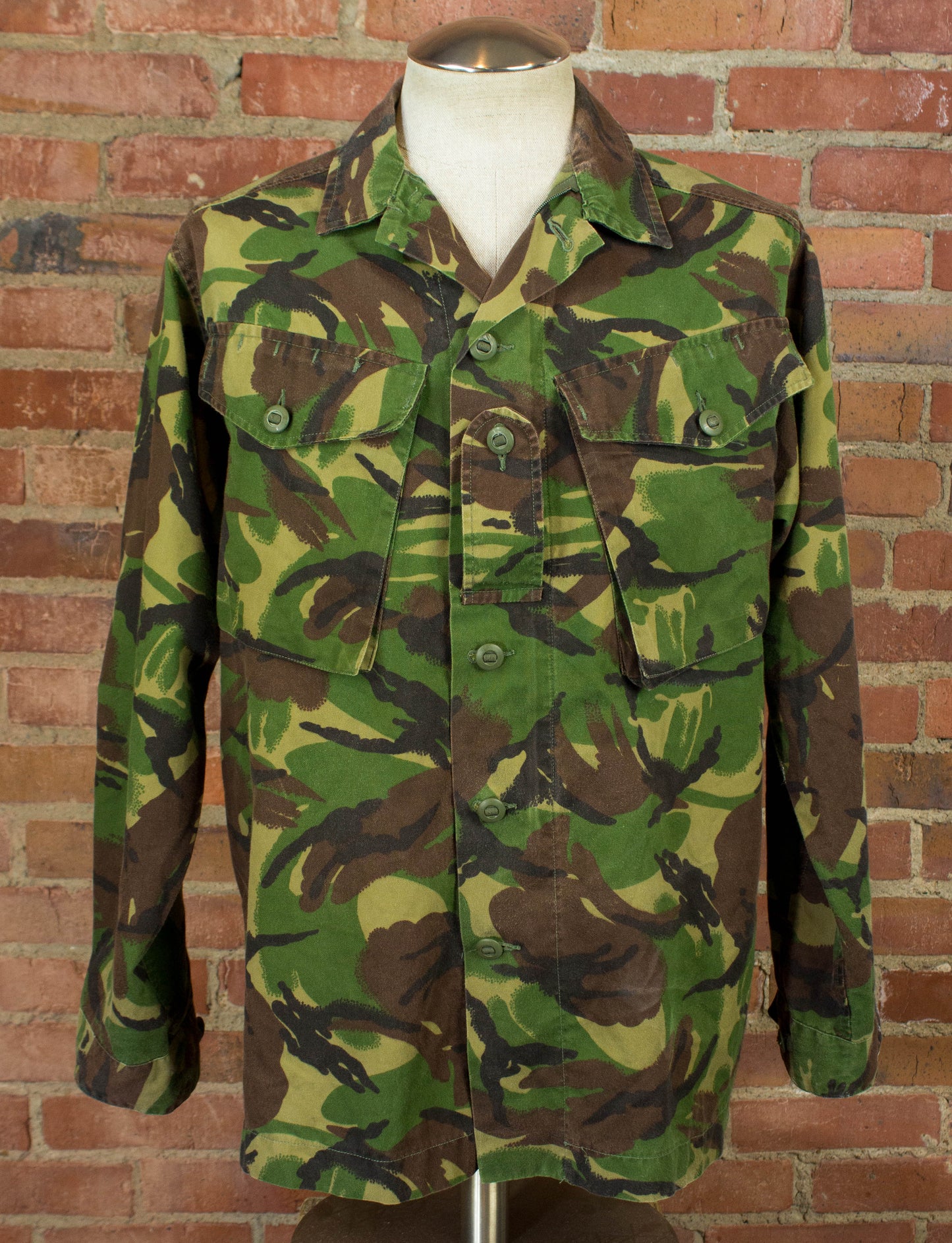 Vintage British Army DPM Camo Combat Jacket With Metallica Patch 90s Customized By Dead End Career Club Large